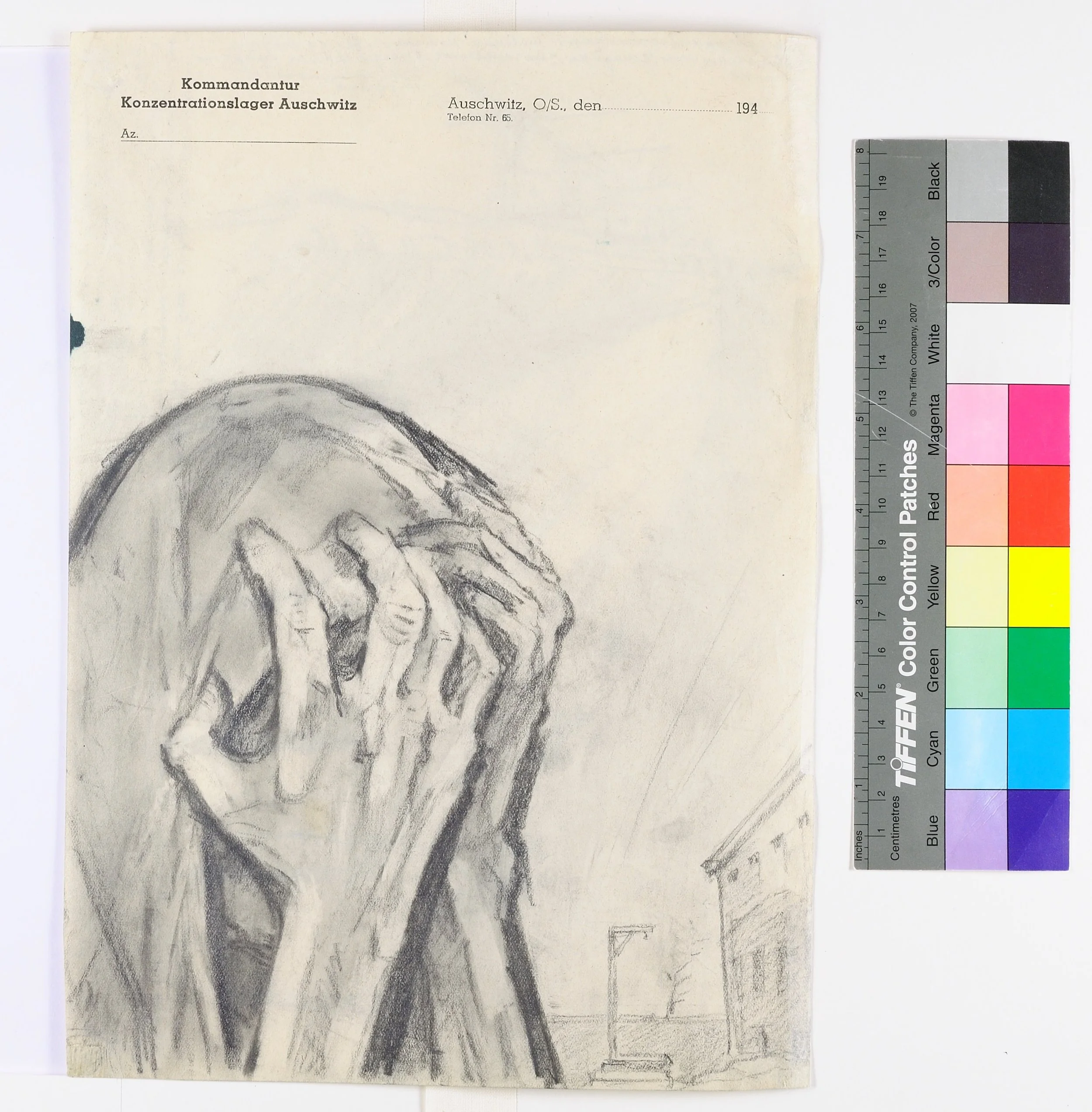 Zinovii Tolkatchev, No Words, 1945. Yad Vashem, Jerusalem