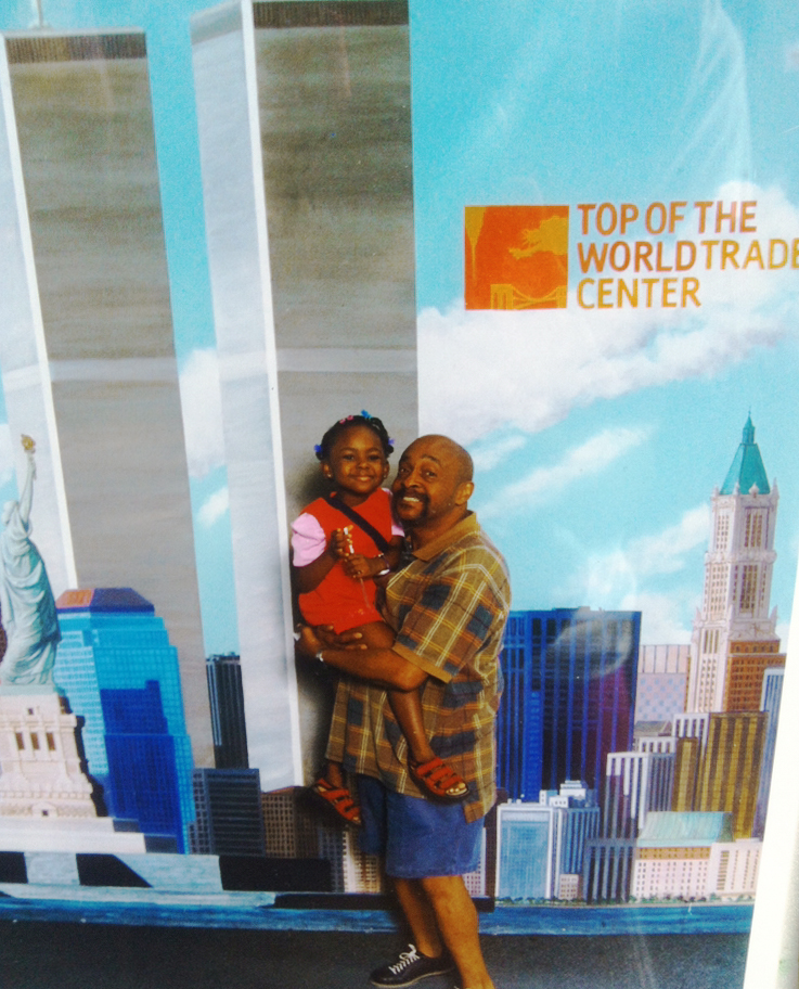 My grandfather and I twelve days before the towers fell.