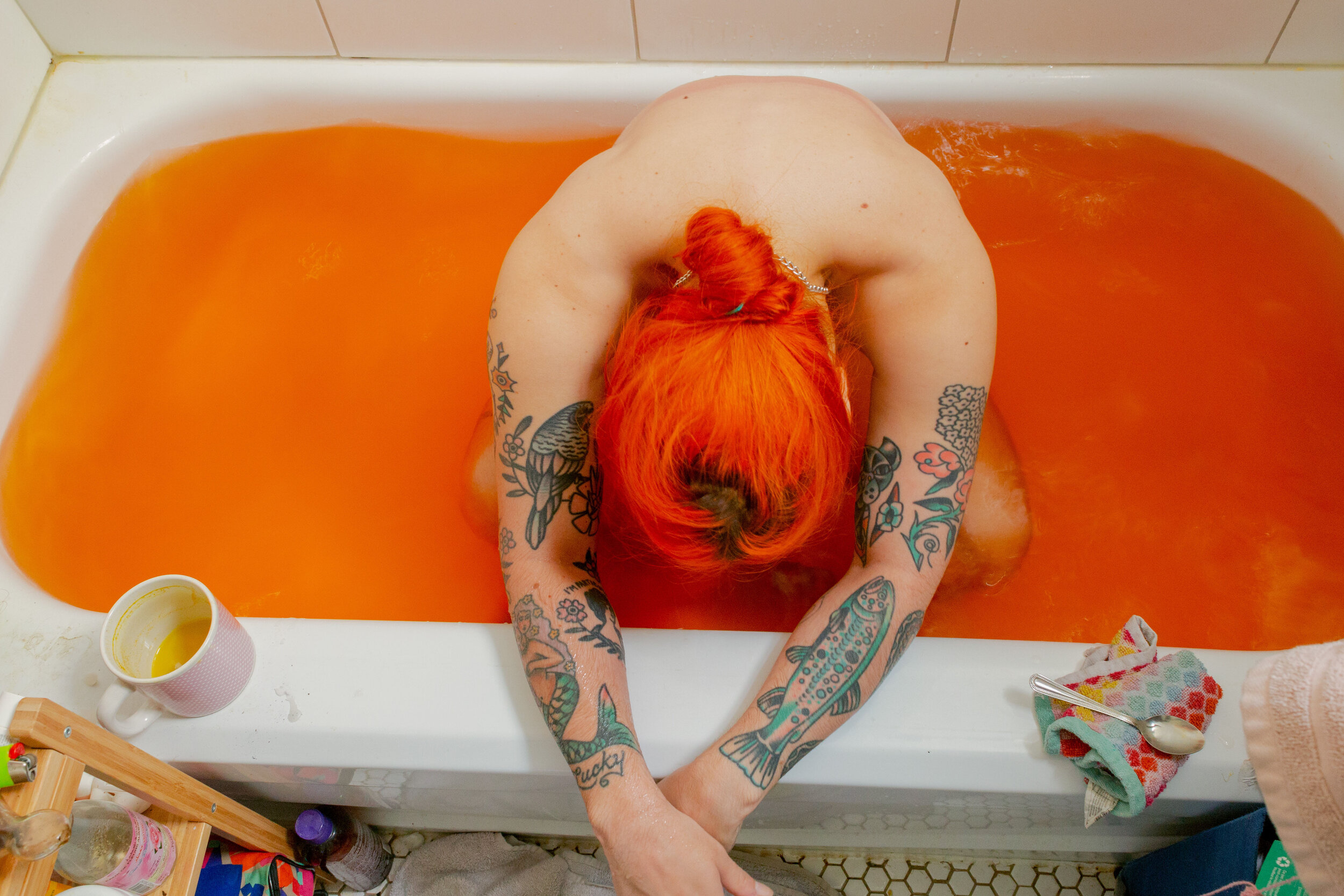 orange bath, march 2020, puberty.jpg