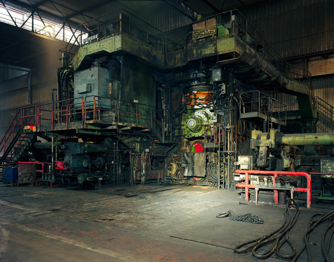  Thomas Struth.  Hot Rolling Mill, ThyssenKrupp Steel, Duisburg , 2010. 