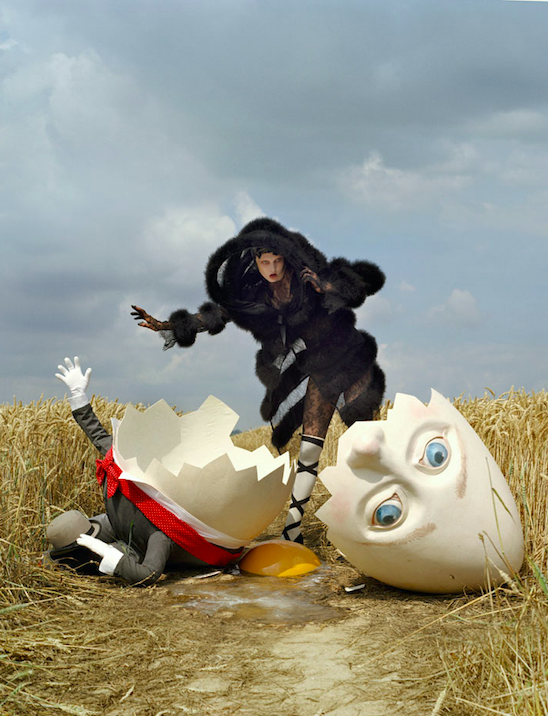   'Karlie Kloss and broken humpty dumpty'&nbsp; 2011 © Tim Walker 