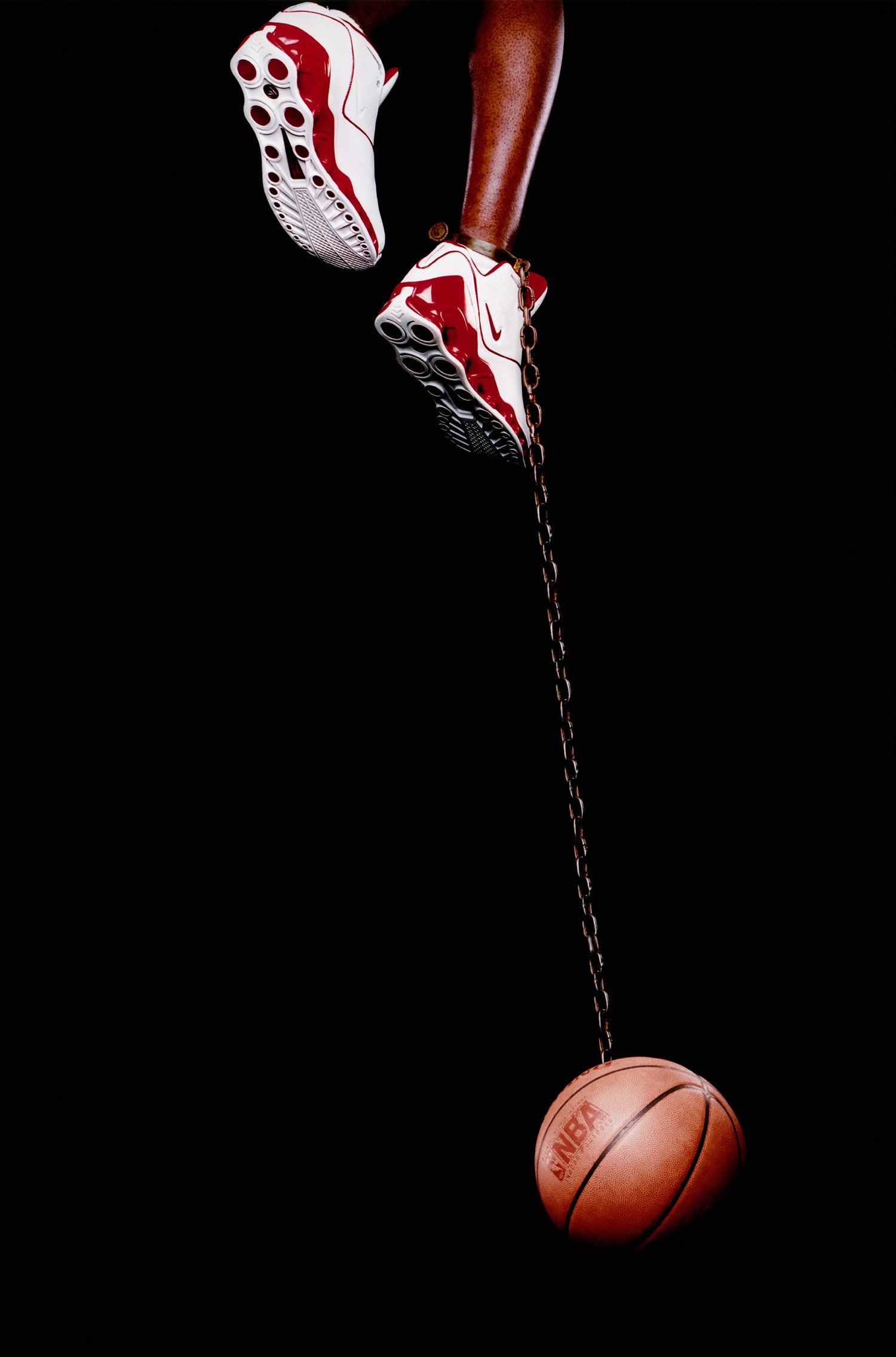  Hank Willis Thomas,  Basketball and Chain , 2003. Courtesy of the Pilara Family Foundation Collection and Sotheby’s.&nbsp; 
