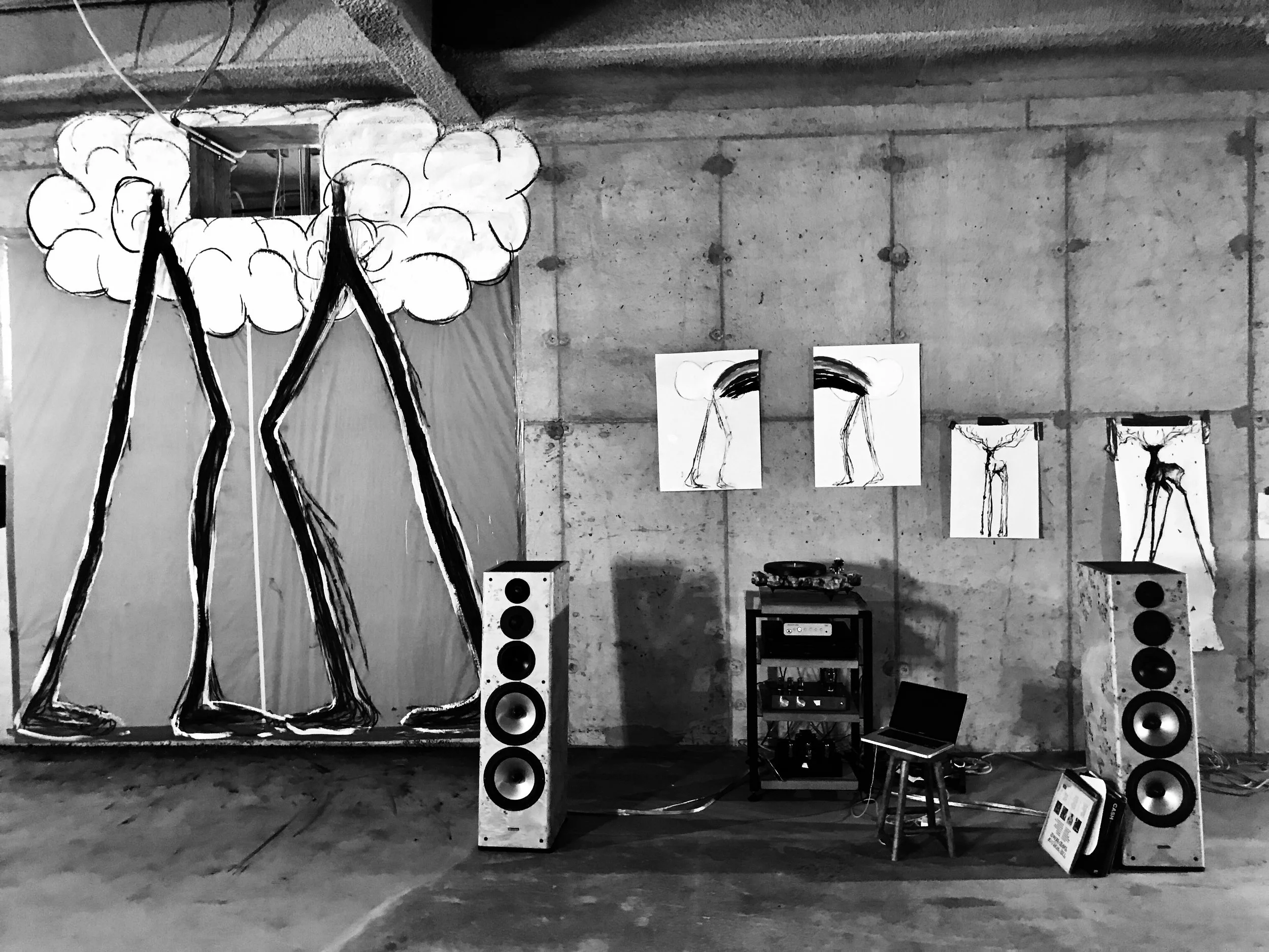 Studio works in progress