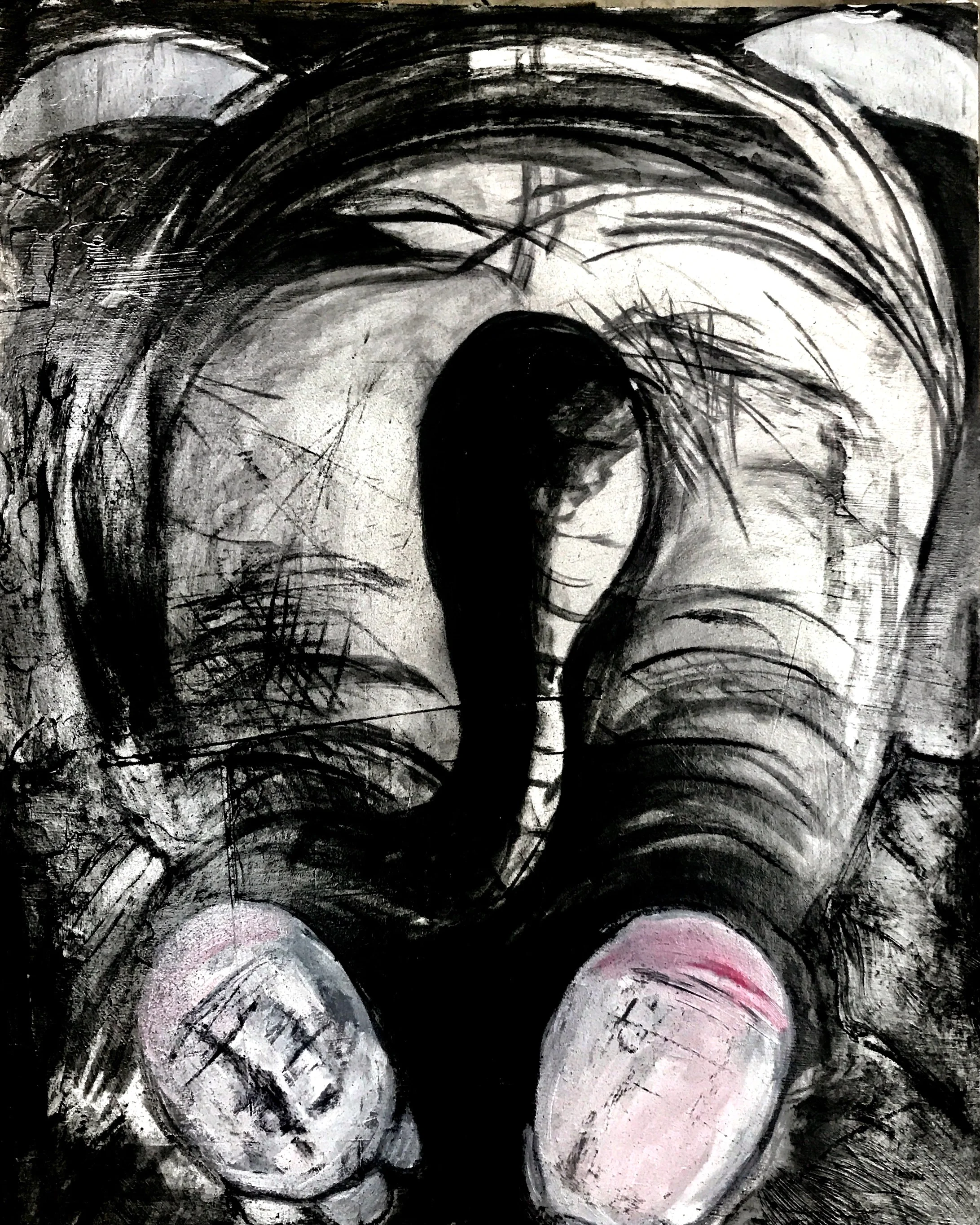 Untitled study for a massive sculpture # 3