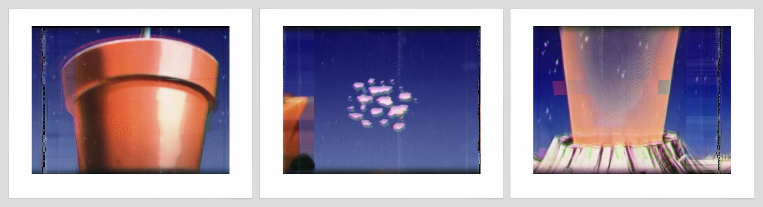 1088 a, b, c. Flower Pot, Pink Clouds, Volcano.jpg