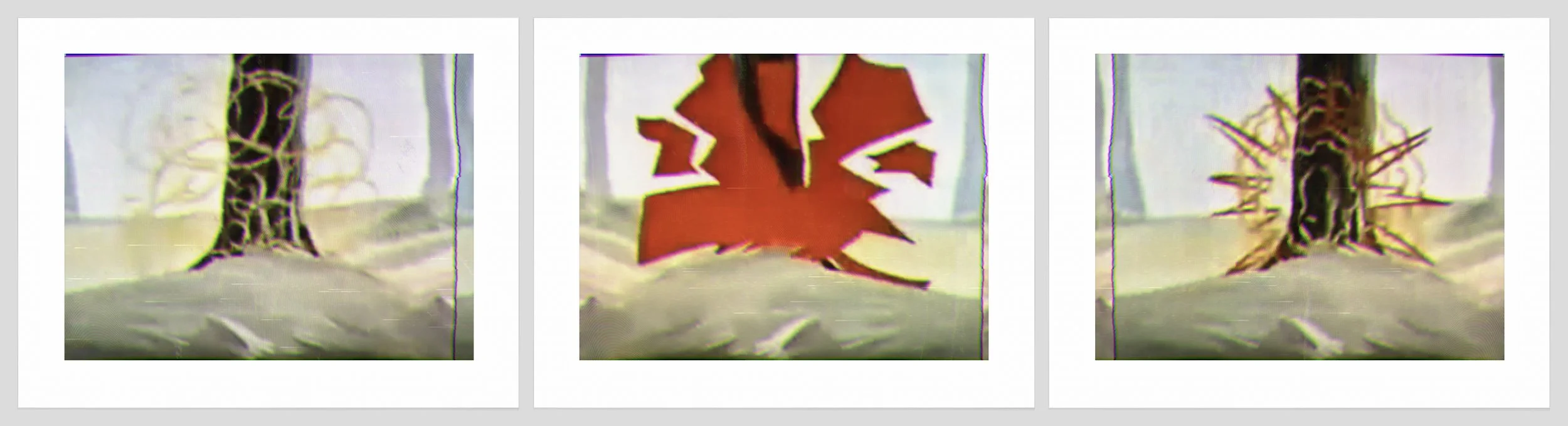 1584 a. b, c. Tree Trunks + Red Exposion.jpg