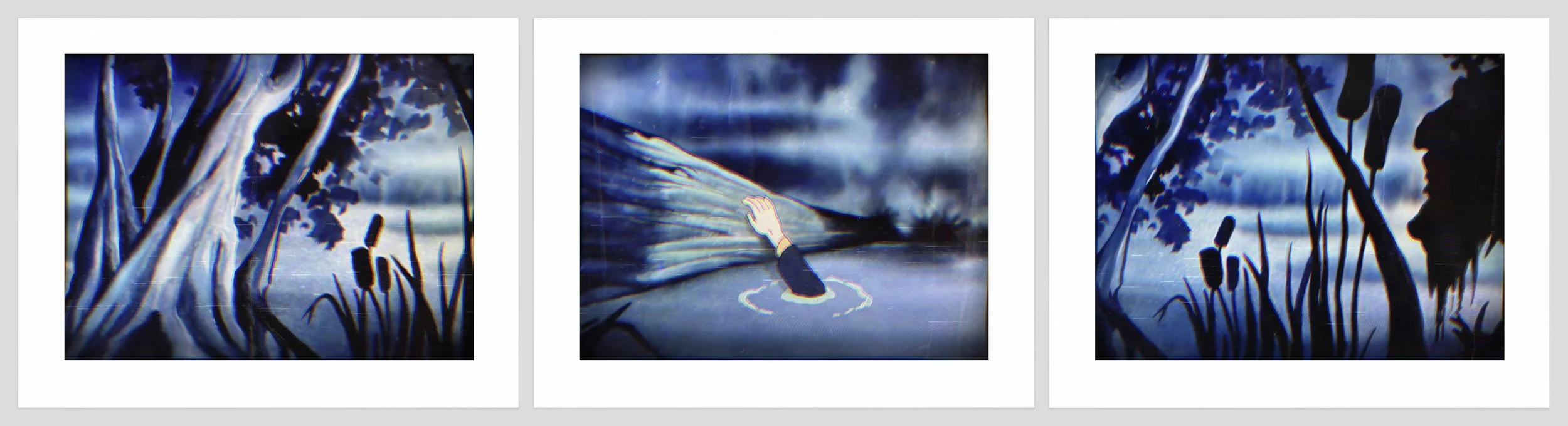 1650 a, b, c. Swamp, Drowning Man, Cat Tails.jpg