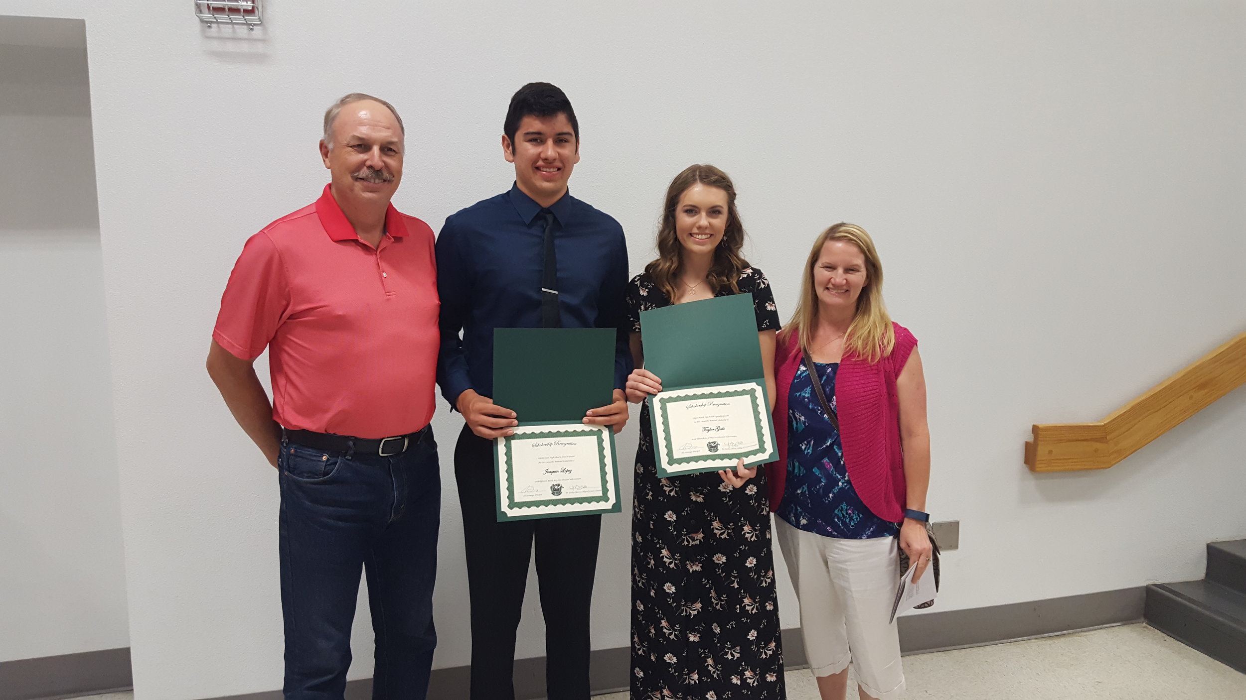 2017 Liberty Ranch High School recipients