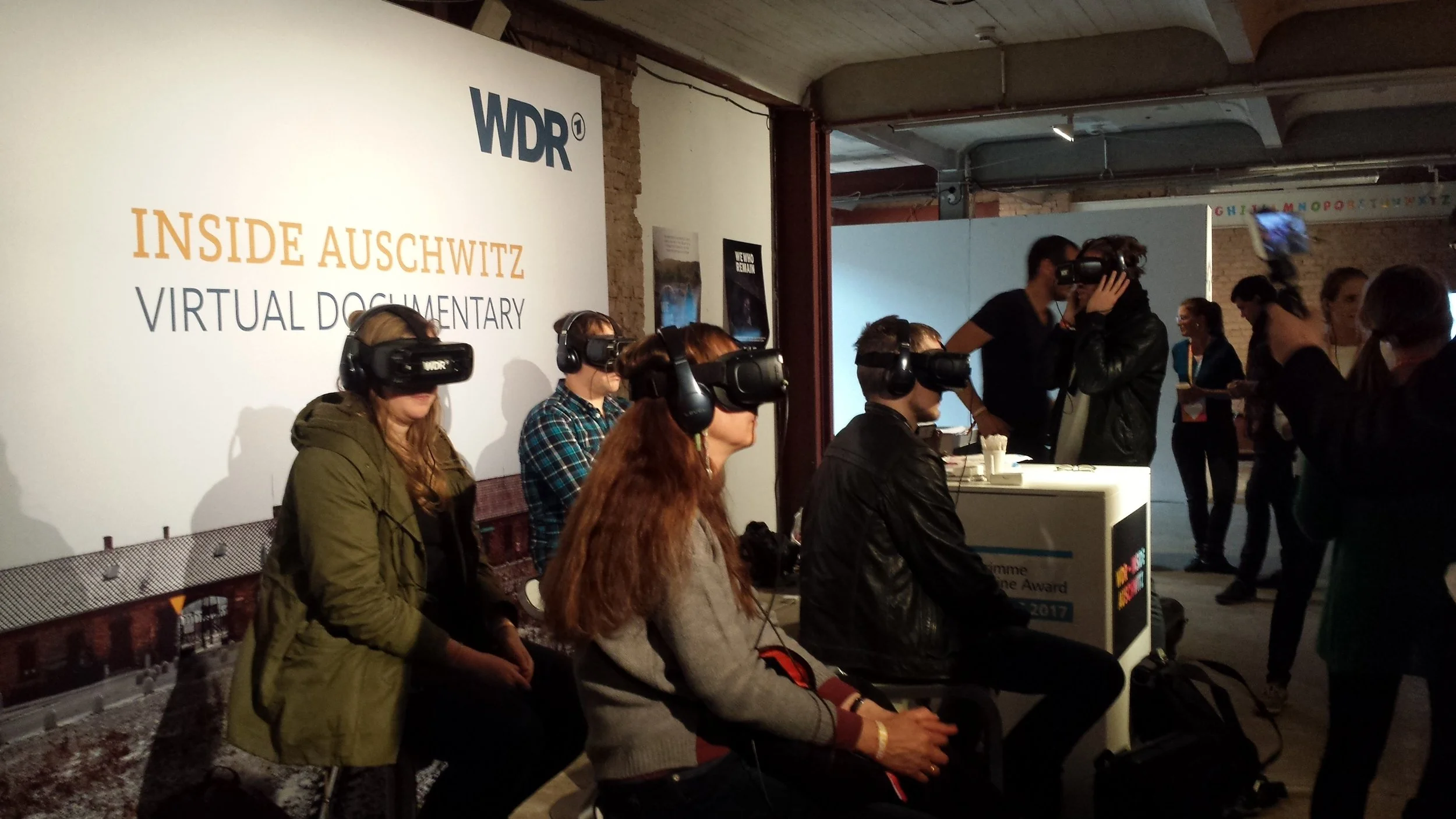 There was a very large and varied selection of VR and AR applications on show at the event. Incredibly interesting stuff too.