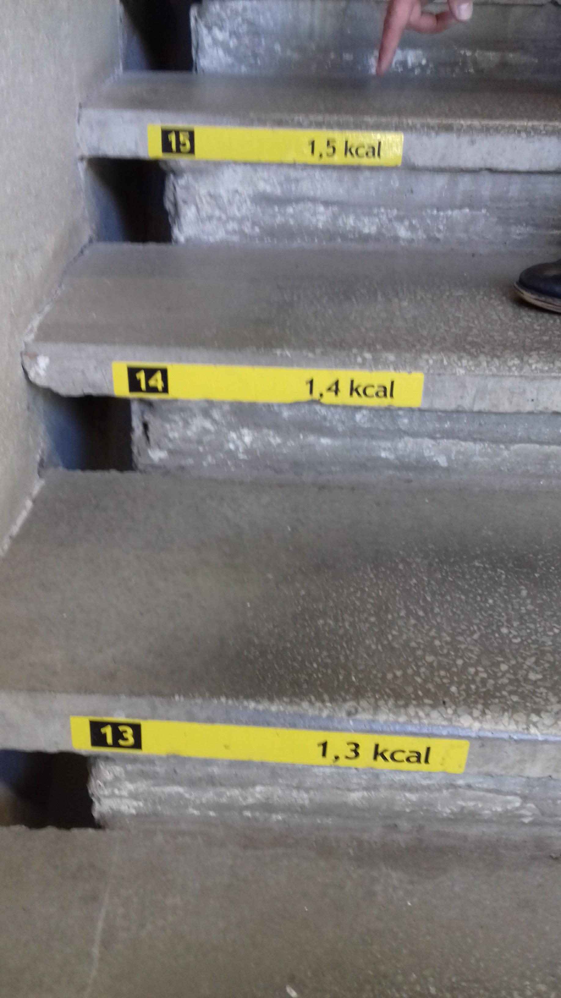 Nice idea on the stairway to promote healthy exercise for the entrepreneurs