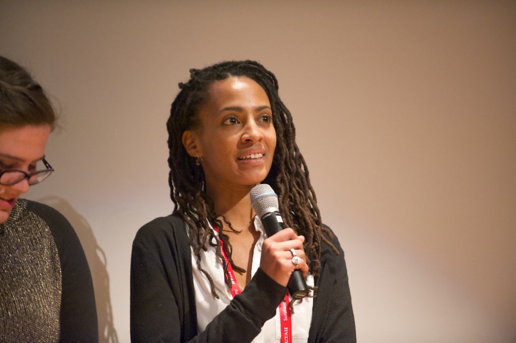  Kamilah Willingham at a Q&amp;A following a screening of The Hunting Ground at the 2015 Sundance Film Festival 