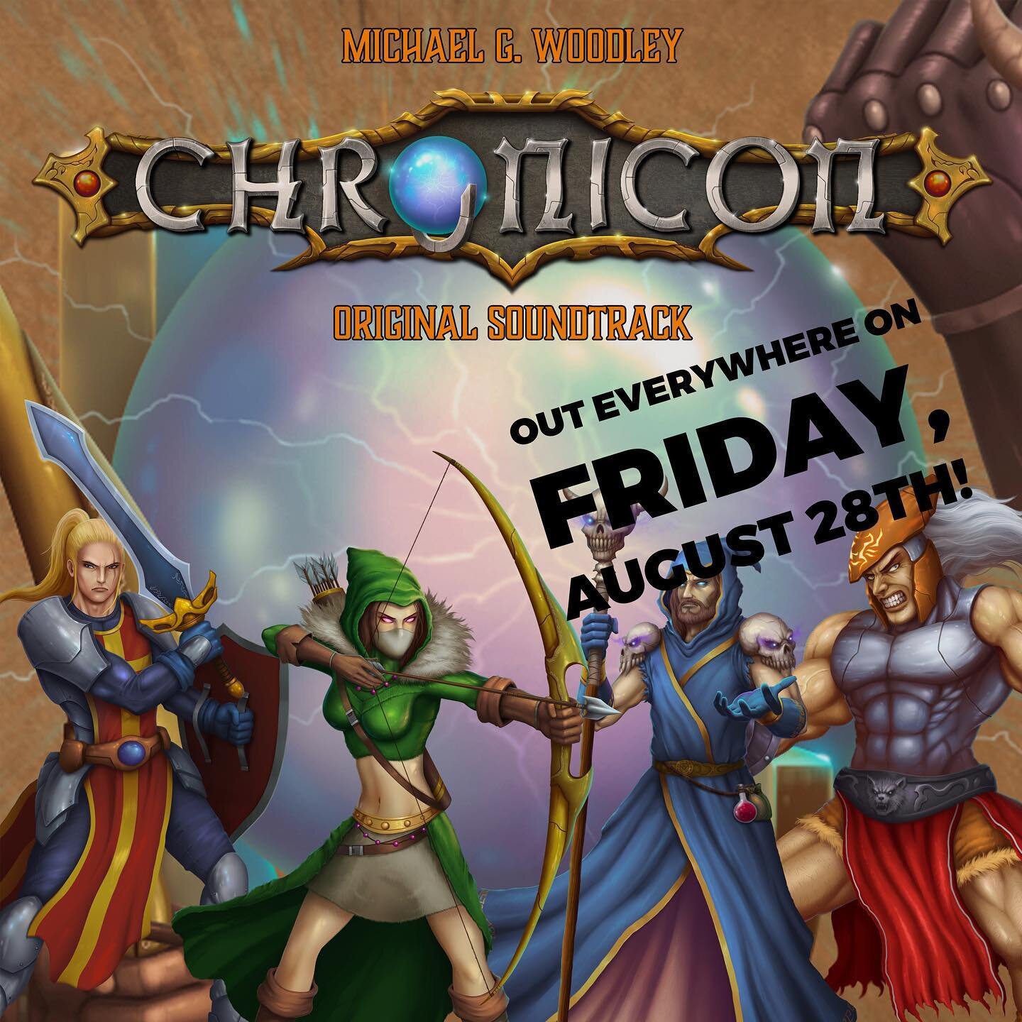 /// SOUNDTRACK /// The OST for Chronicon will be released everywhere on Friday August 28th! The game itself will be leaving Early Access on steam and the finished game will be coming out tomorrow, August 21st! There will be special pricing on steam, 
