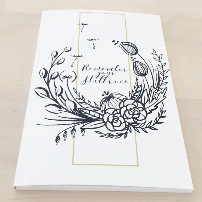 REMEMBER YOUR STILLNESS ART JOURNAL | A5 | $16 100% Cotton Paper 