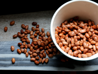 Soaking pulses to reduce the gas-producing carbohydrate content.