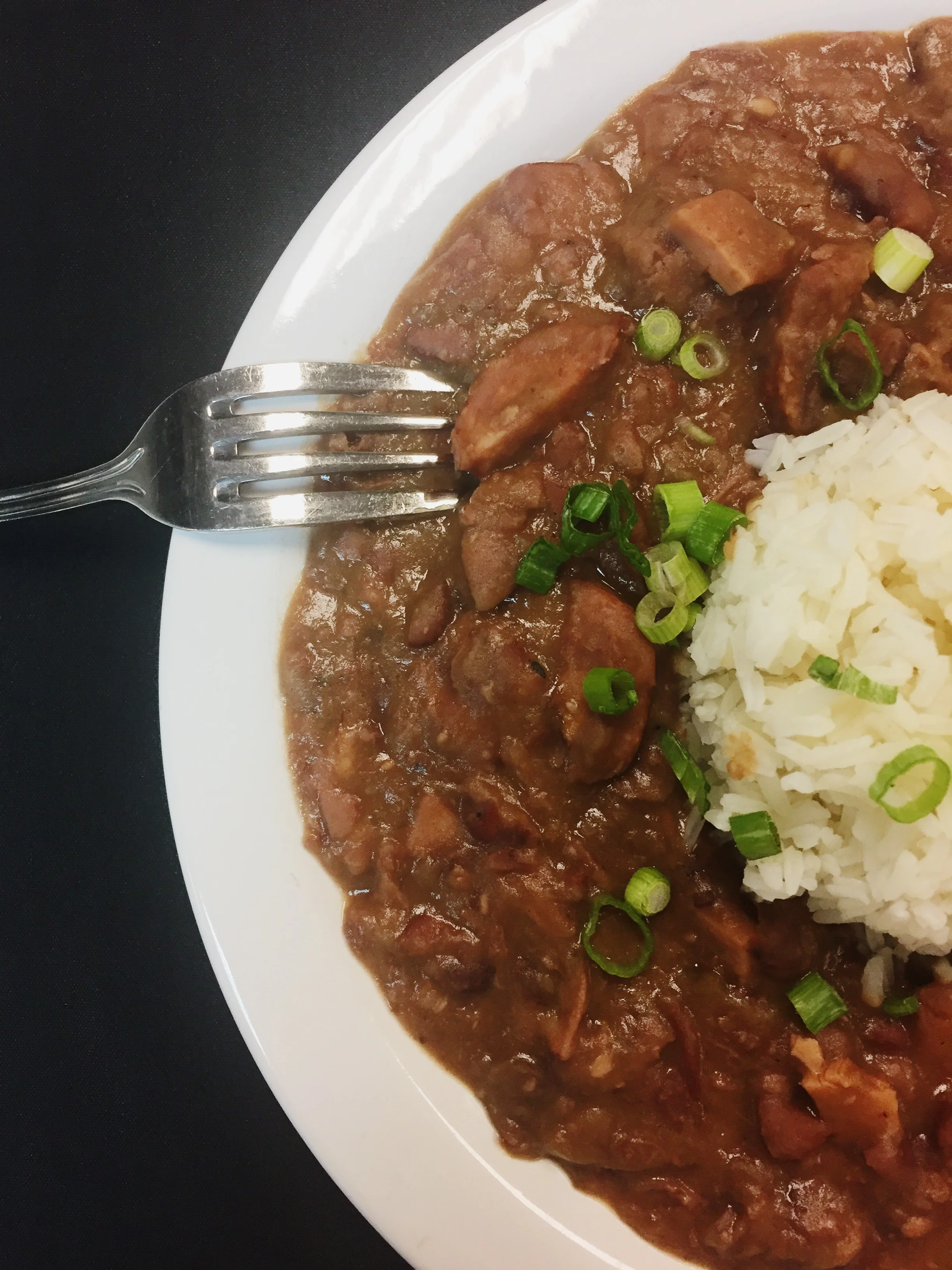 RED BEANS & RICE Slow-cooked with hamhock, griddled Andouille, popcorn rice $36/4-6 servings
