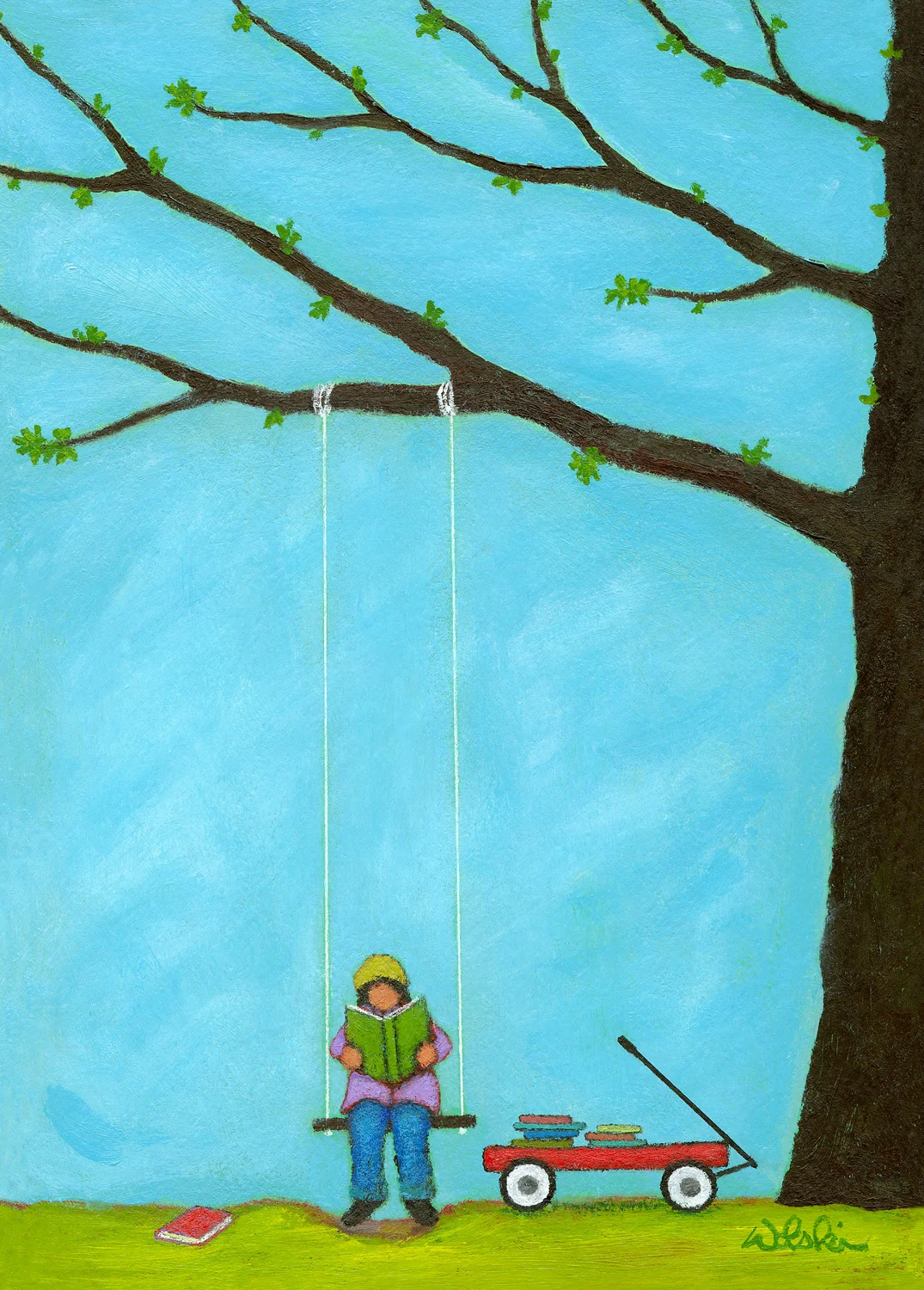 Home from the Library