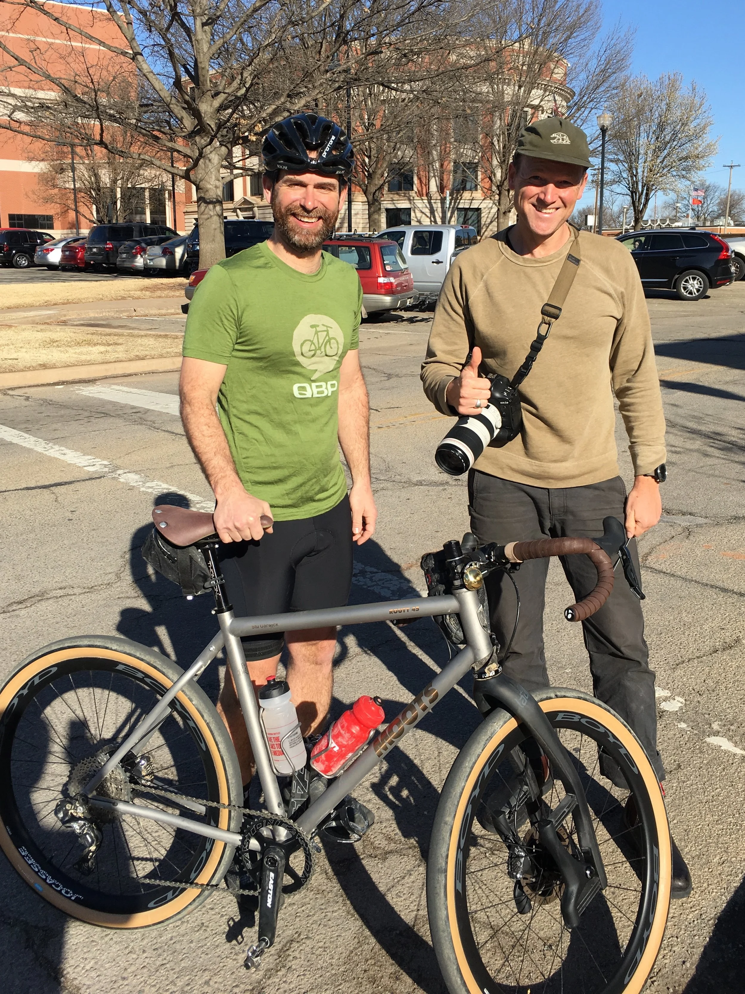 John Watson did a great photo shoot of Stu's new Moots