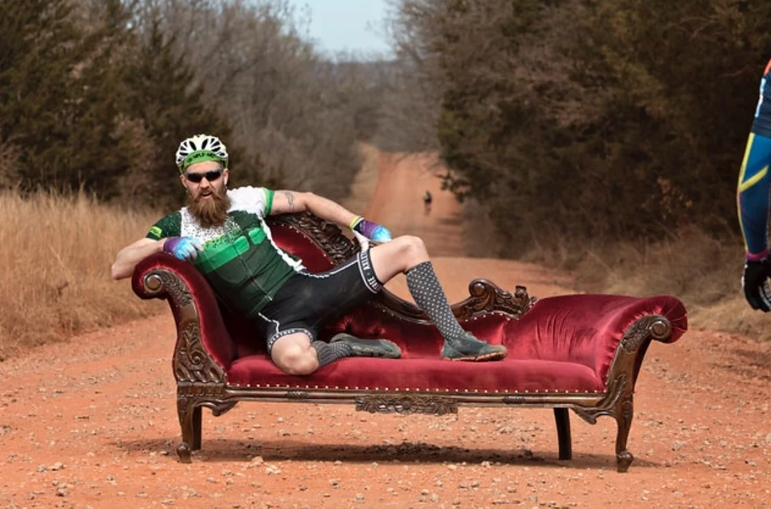 Justin trades a spot on the podium for a spot on the chaise - Didn't win the gift certificate either