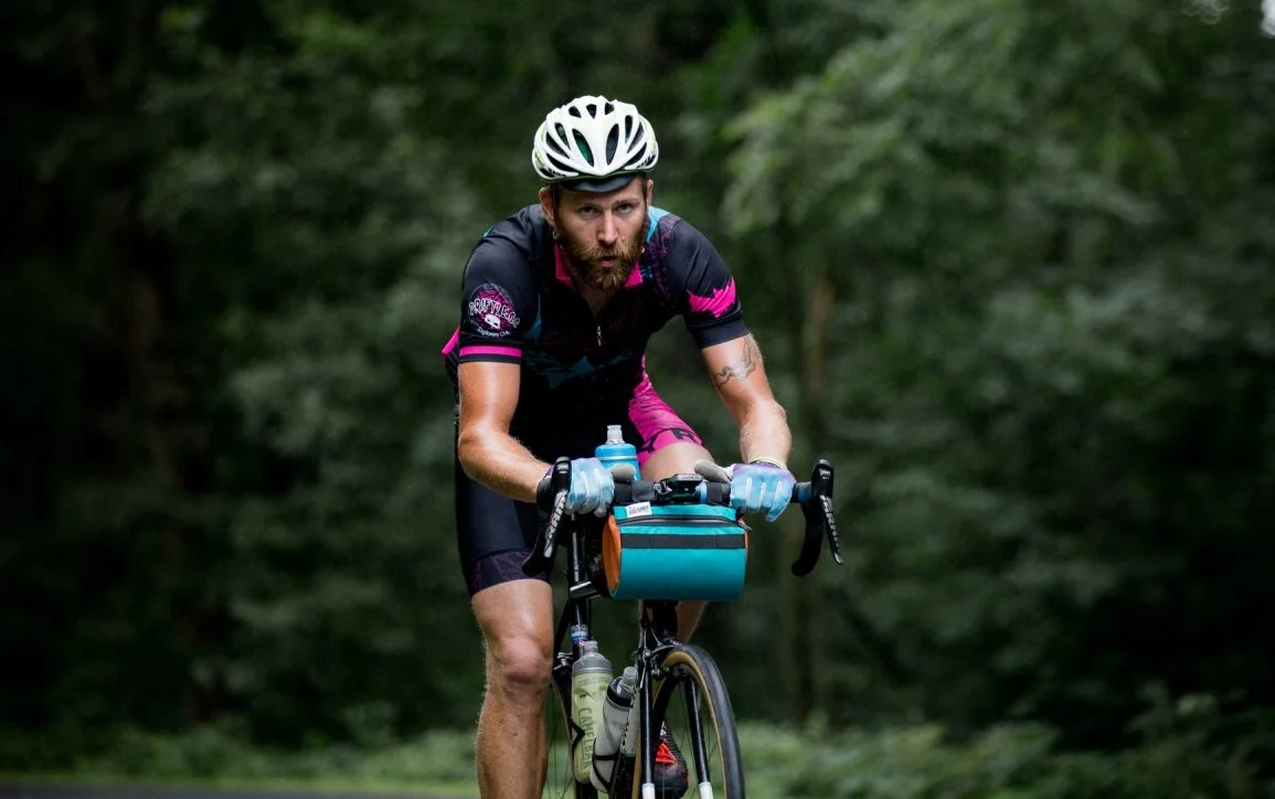 With Rapha on a recent ride in the illinois Driftless region
