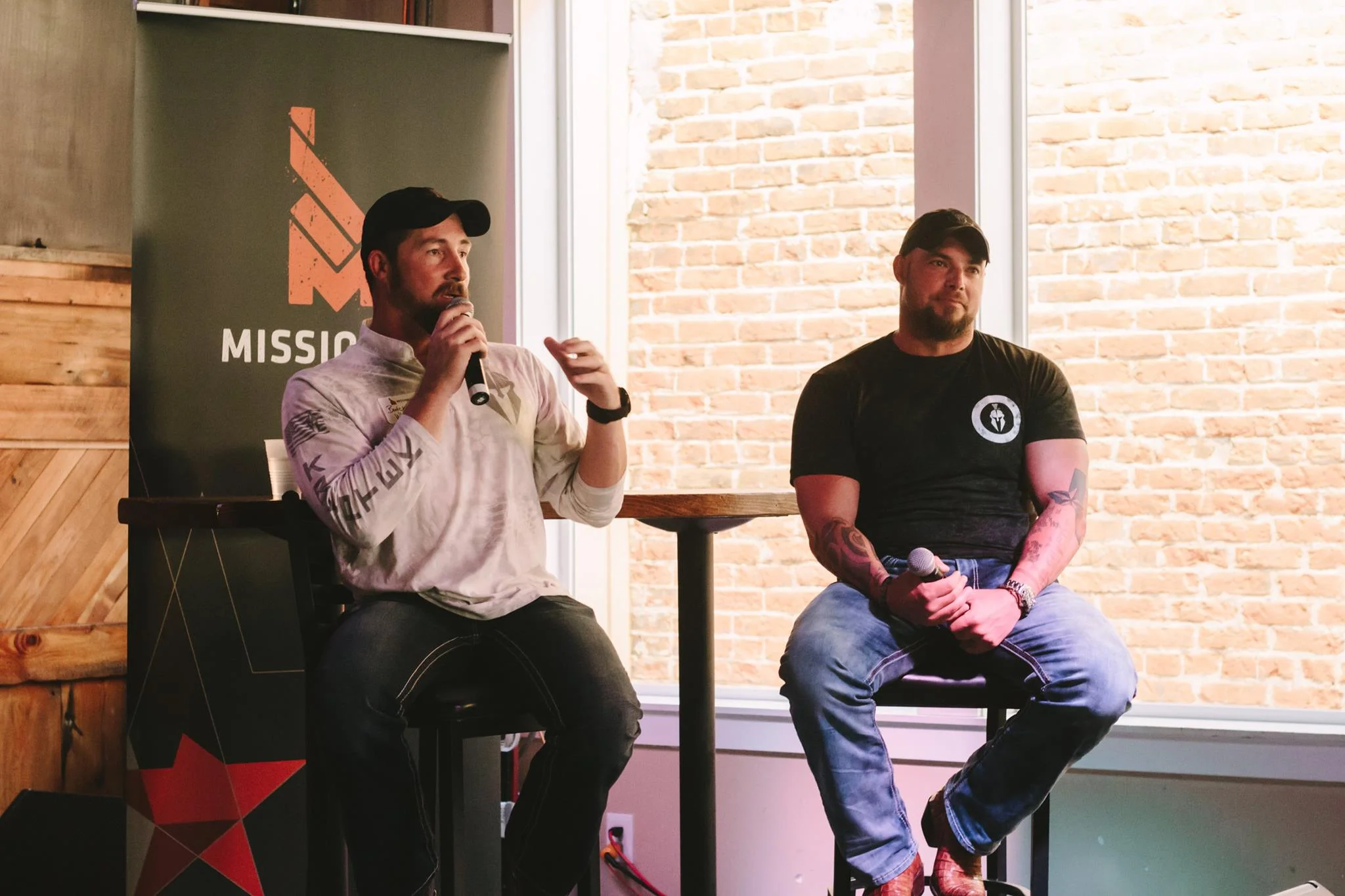 Co-founders of Kryptek Outdoor Group, Butch Whiting (L) and Josh Cleghorn (R).