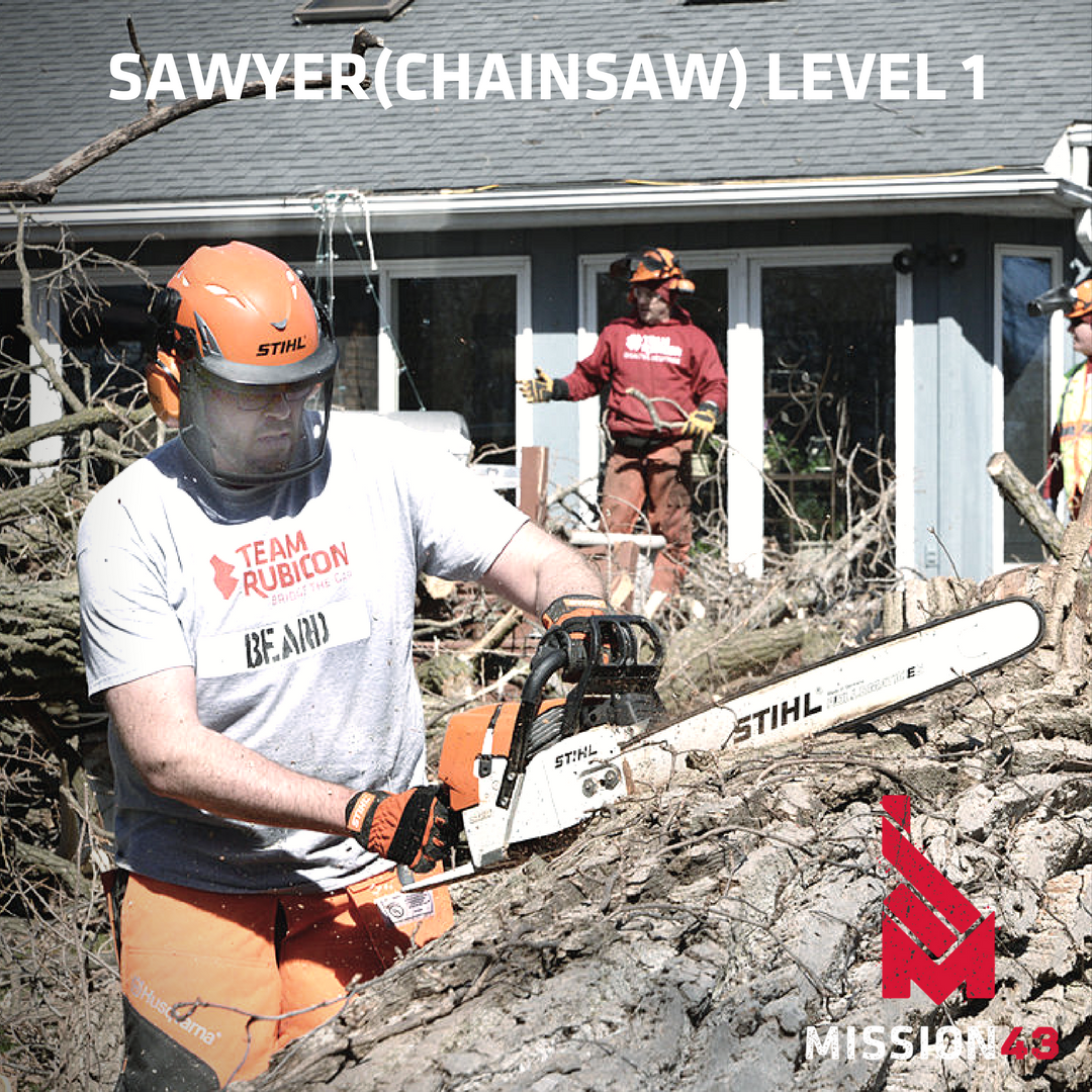 Sawyer (Chainsaw) Level 1 Training