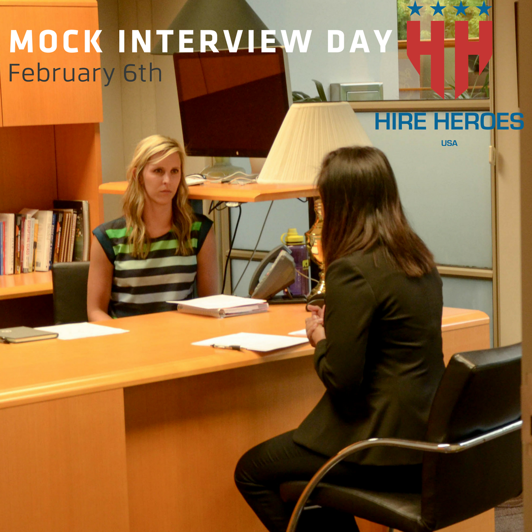 HIRE HEROES USA MOCK INTERVIEW DAY