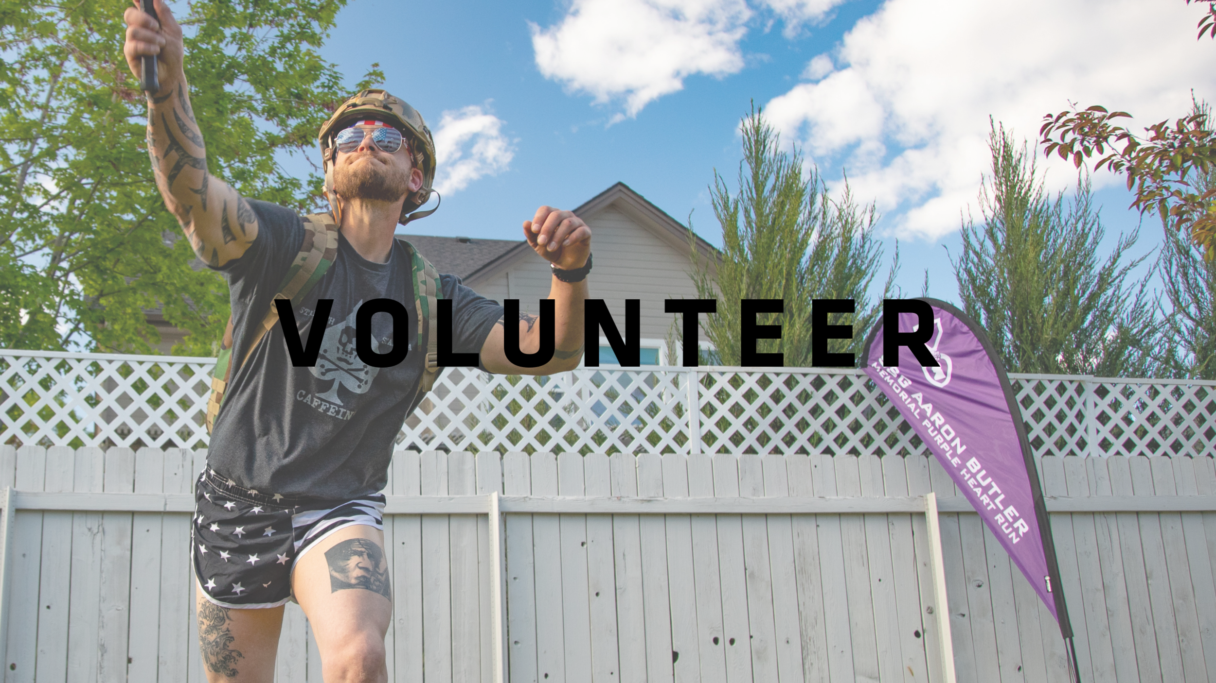 VOLUNTEER: Aaron Butler Purple Heart Run