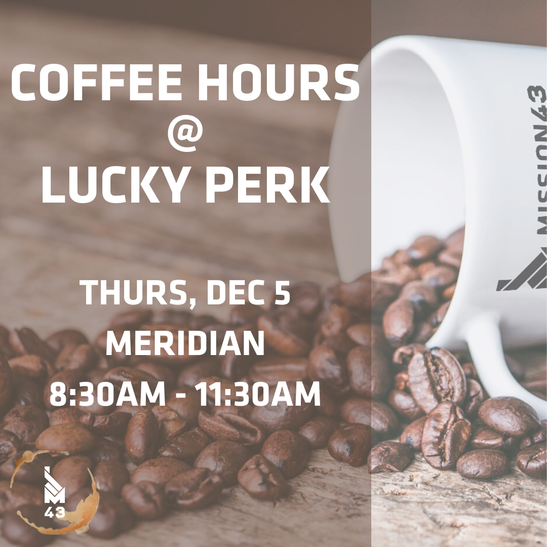 Coffee Hours Meridian Lucky Perk — Mission43