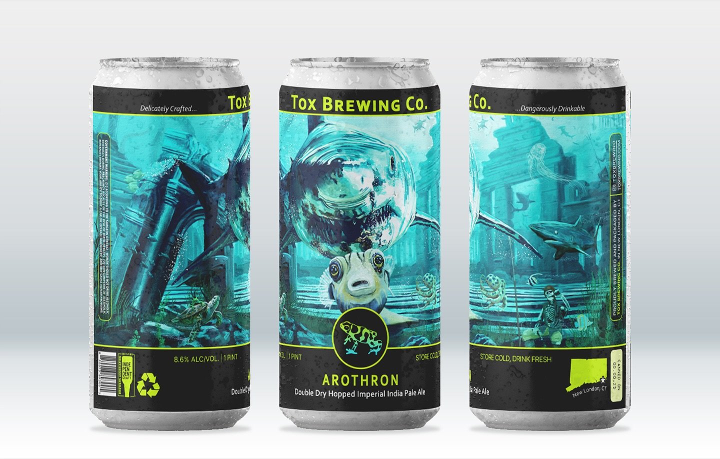 Fresh look, same artwork! 🎨🍻 Excited to unveil the revamped @toxbrewing can design. While the illustrations remain unchanged, I&rsquo;ve given the overall layout a refresh to ensure the branding and beer details pop - making it easier to decipher f
