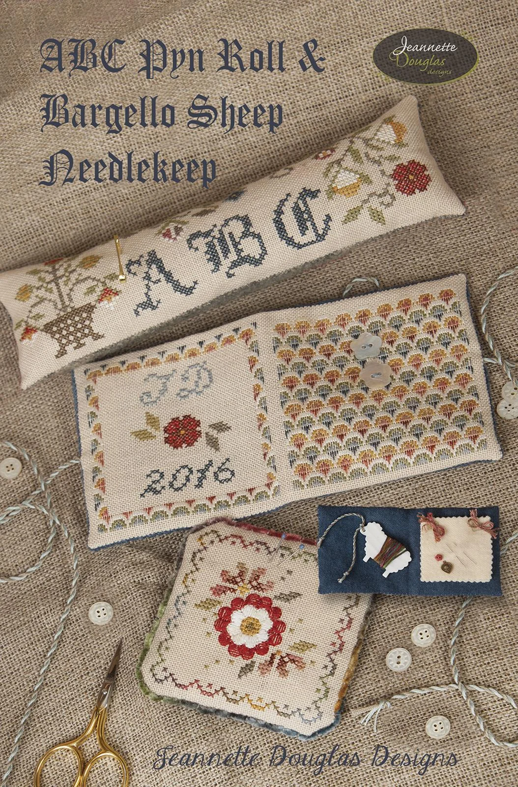 ABC Pyn Pillow and Bargello Sheep Needlekeep
