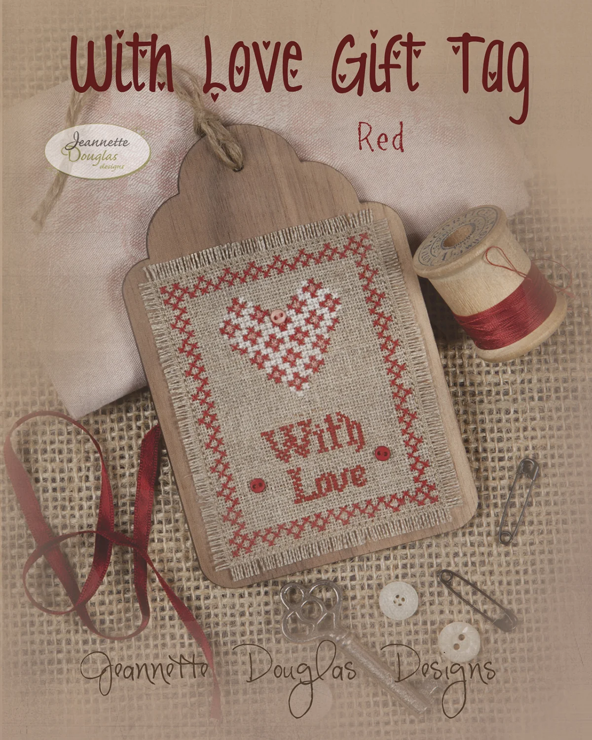 Thank You Gift Tag - Red