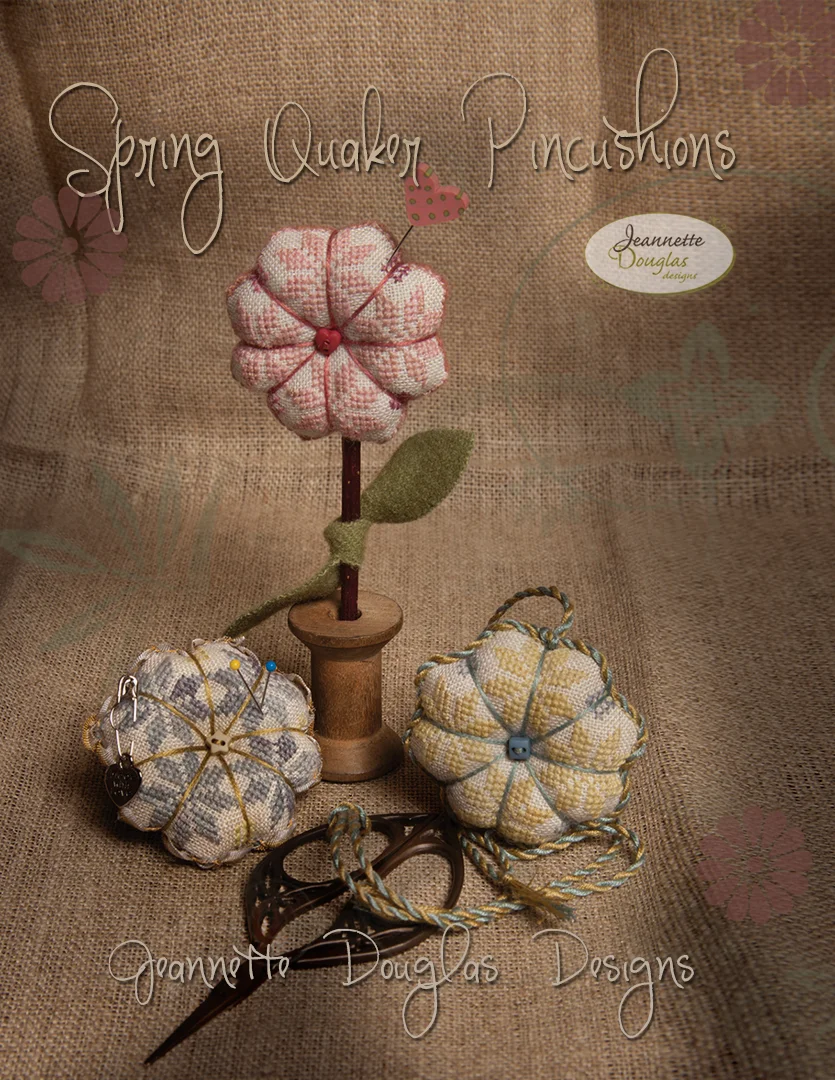 Spring Quaker Pincushions