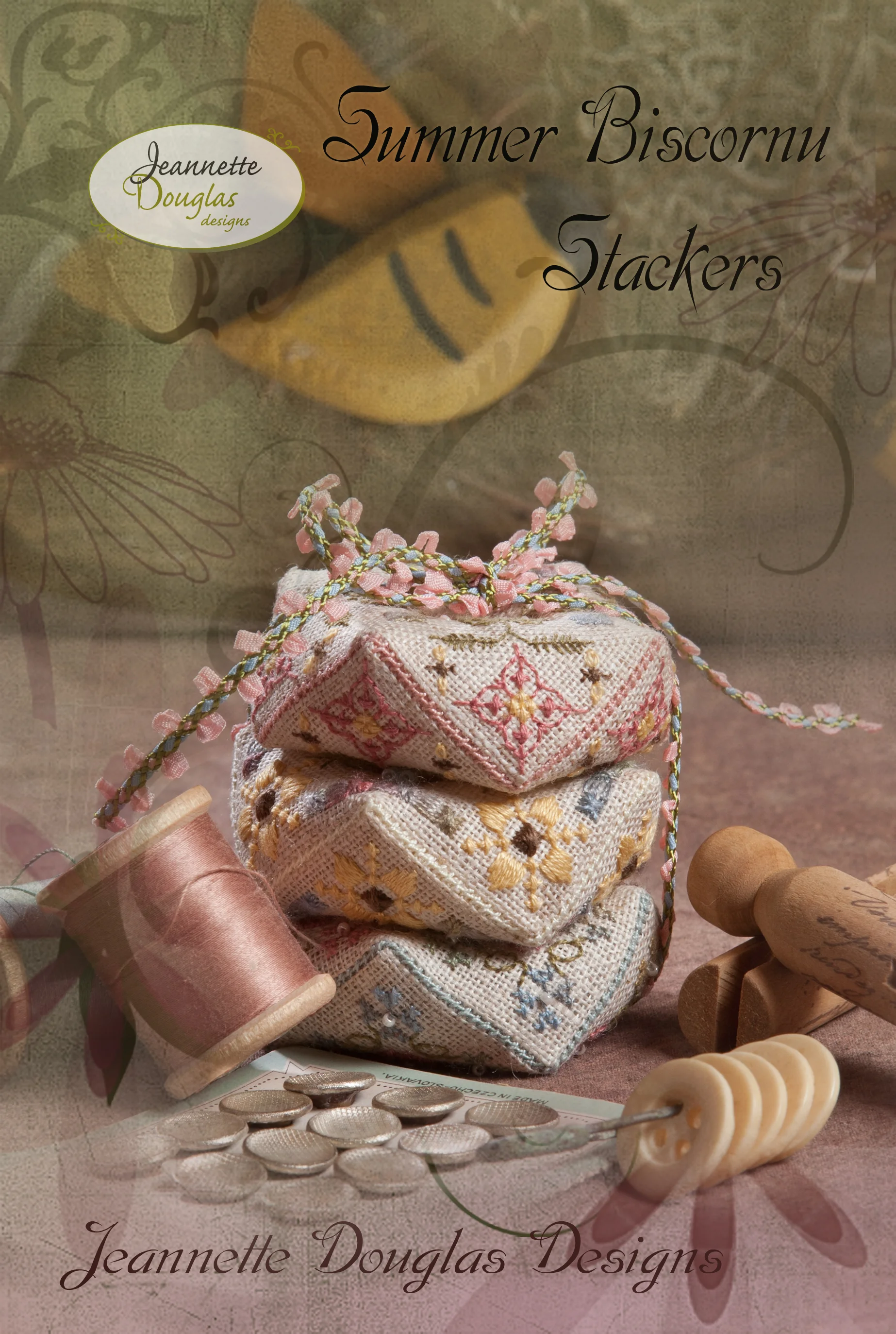 Summer Biscornu Stackers