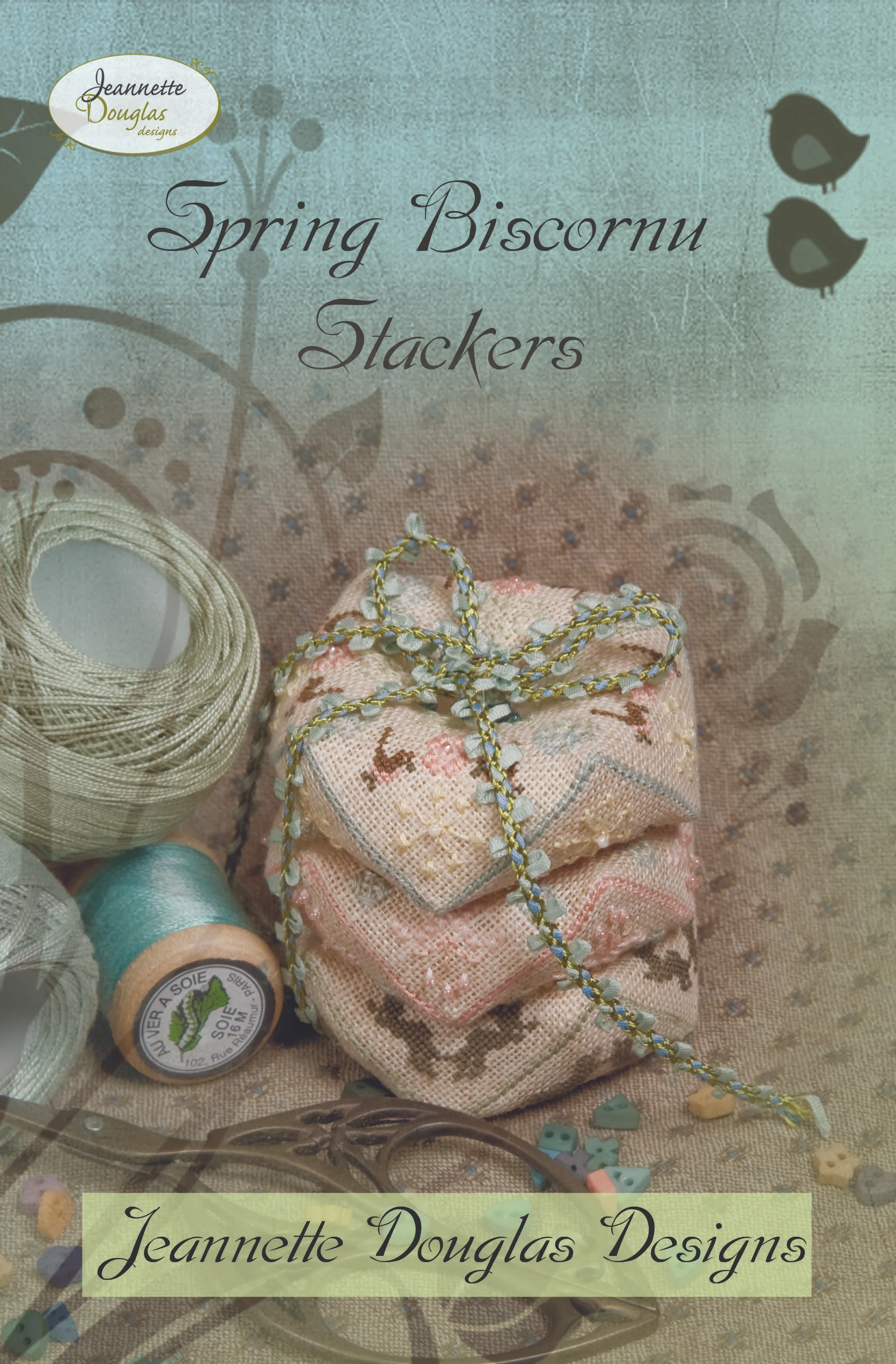 Spring Biscornu Stackers