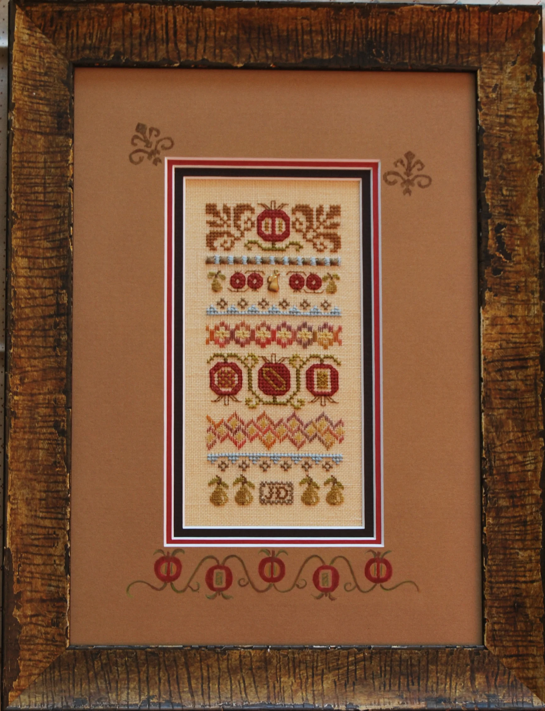 Mini Pomegranate & Pear Stitches