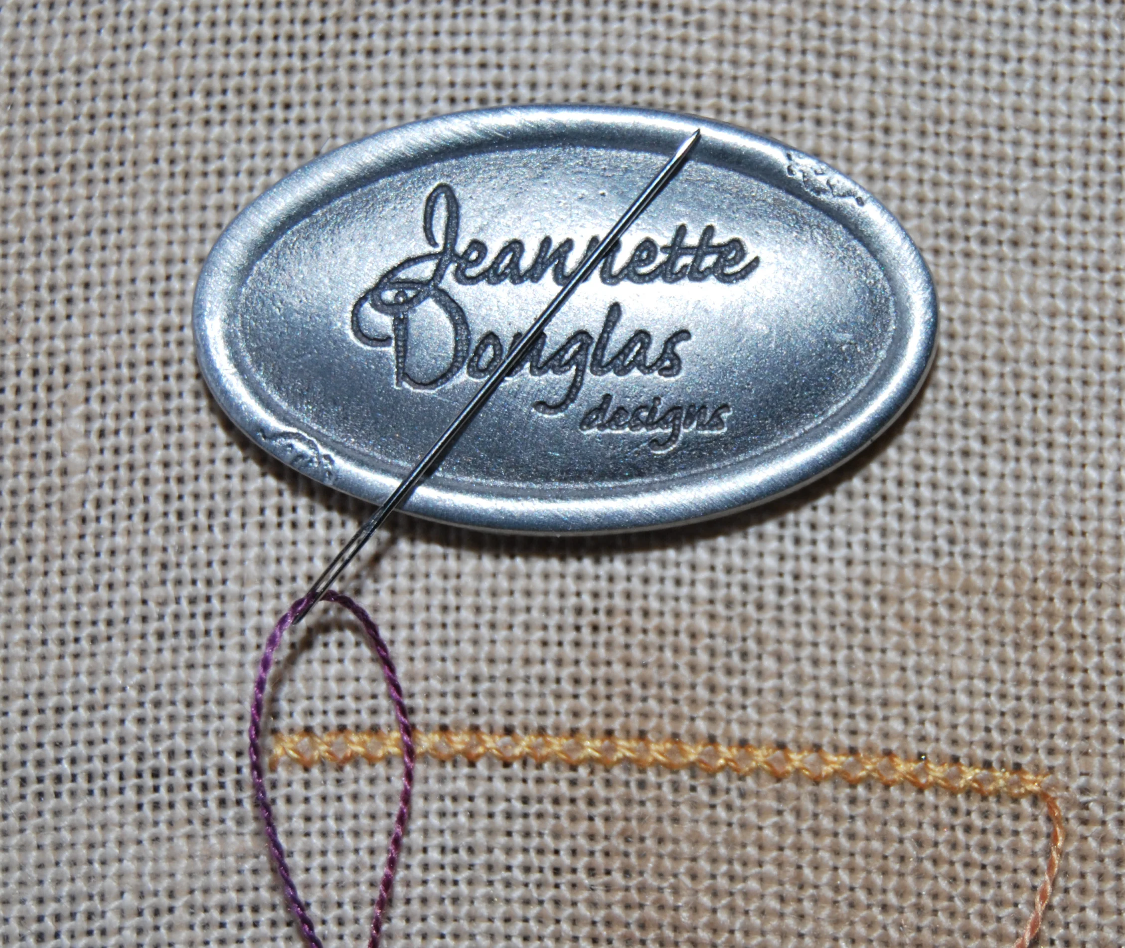 My Stitching Album - JDD Logo Needleminder