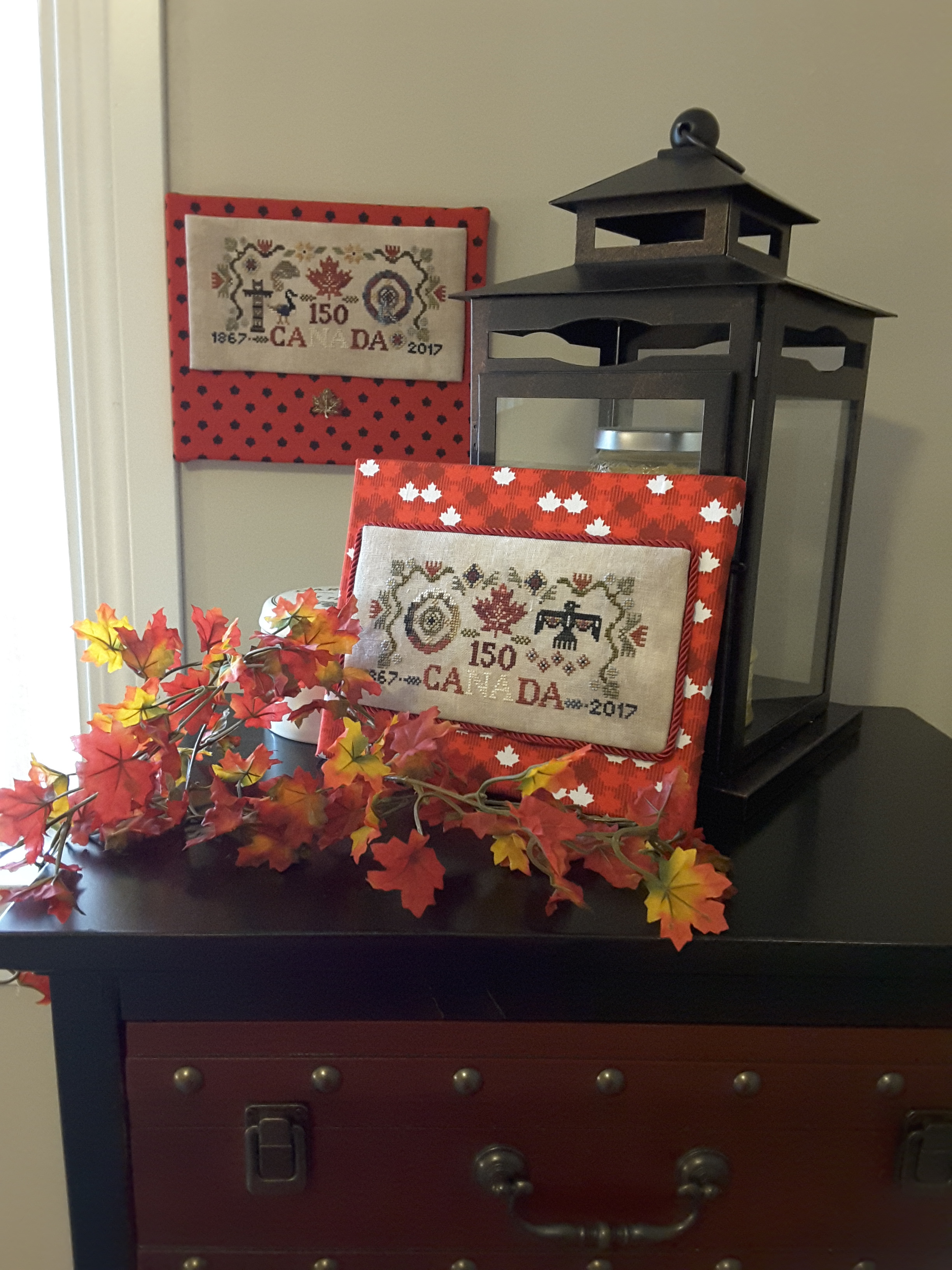 Canada 150 Pincushion, flat fold, wall hanging etc.