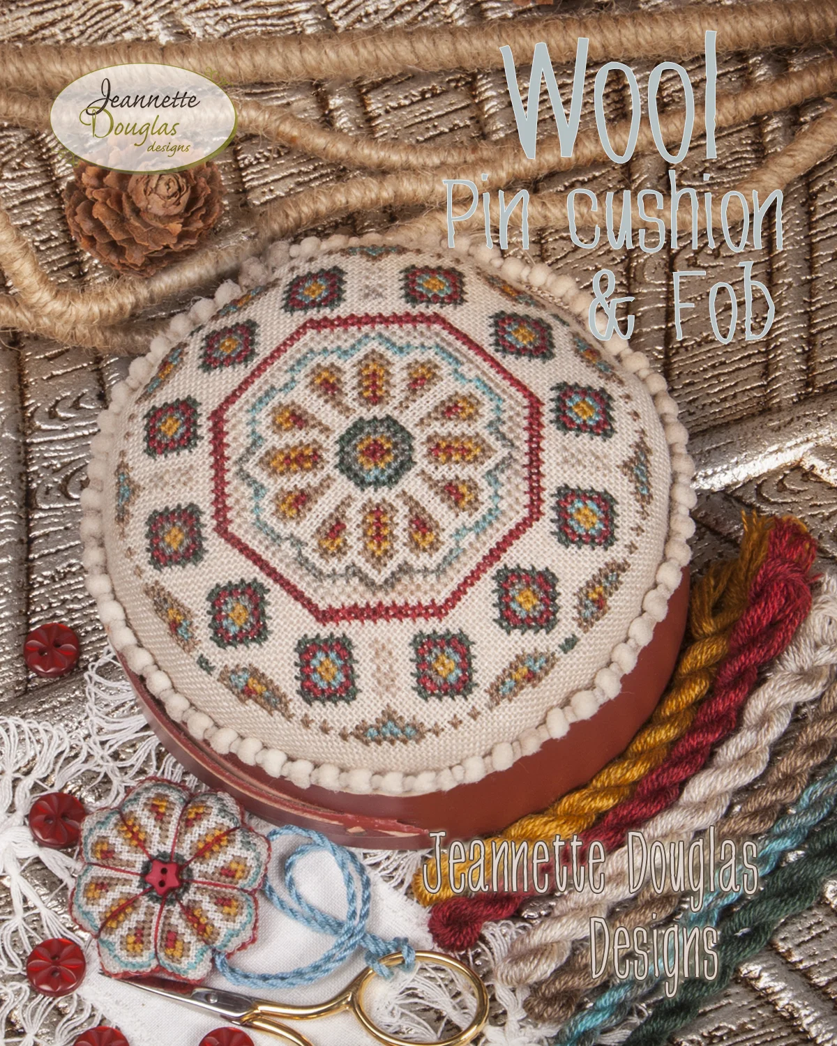 Wool Pincushion & Fob