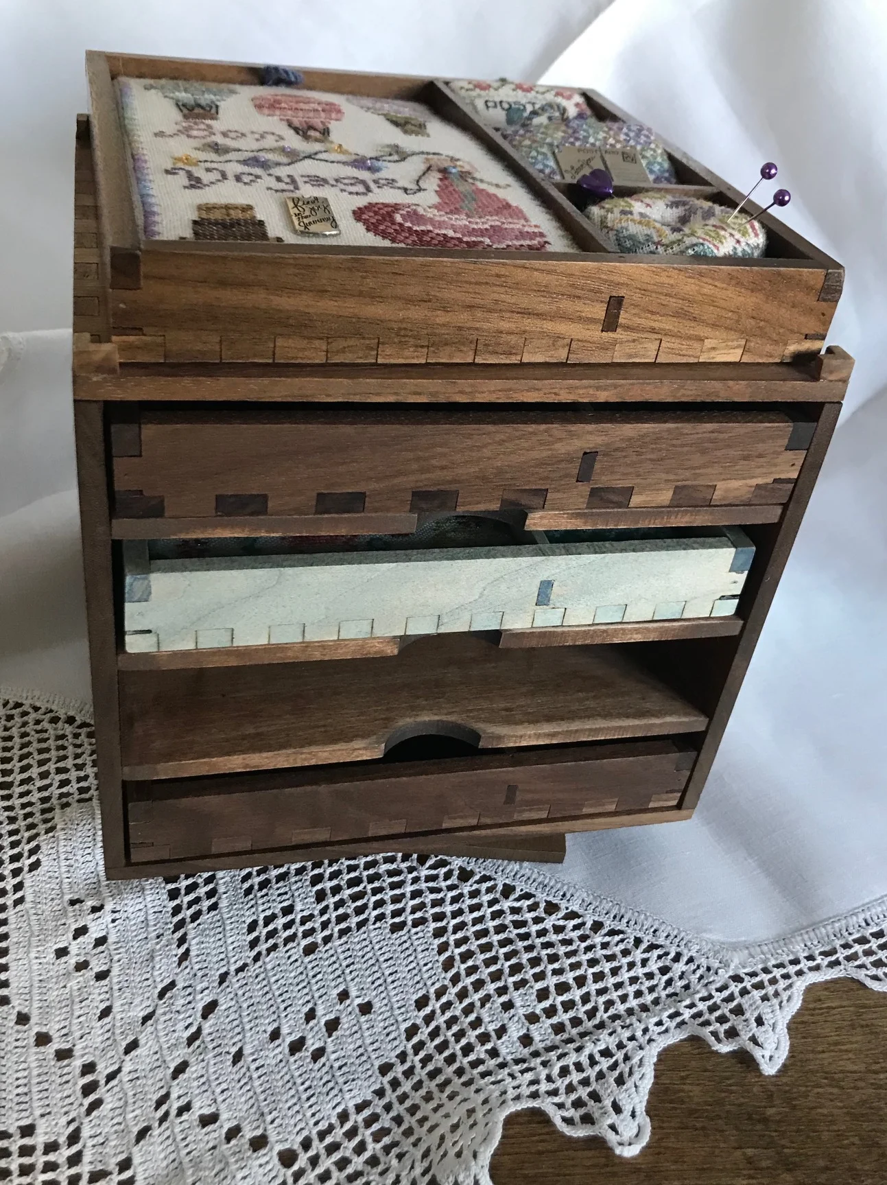 Turntable Shadow Box Stand