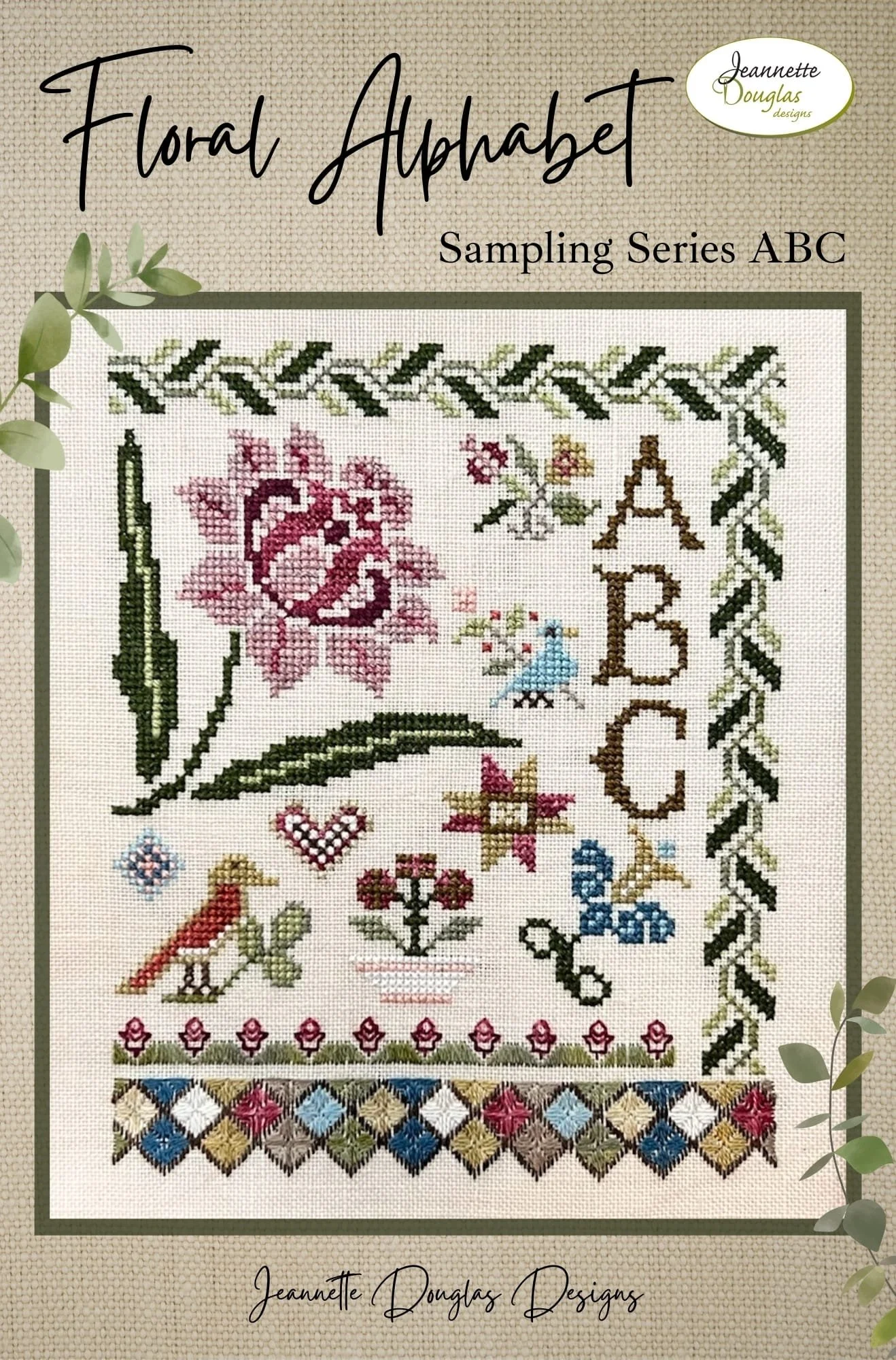 Floral Alphabet Sampling Series: ABC