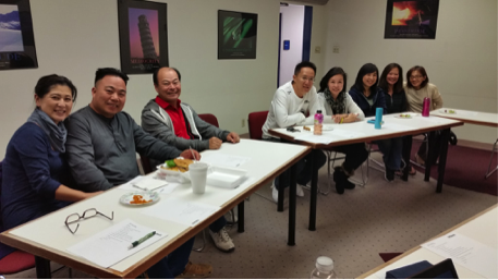 Our first CORE leaders meeting, praying and planning for the new church plant in November 2015