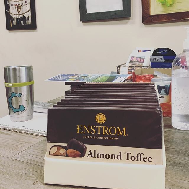 You have got to love it when your neighbor drops off two cases of chocolates to hand out to your customers just to say thanks for shopping!  Thank you @enstromcandies !!!
.
.
.
#downtowngrandjunction #westslopebestslope #findyournextadventure