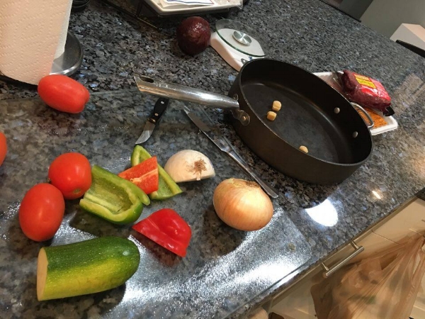 Healthier Piccadillo "the start"