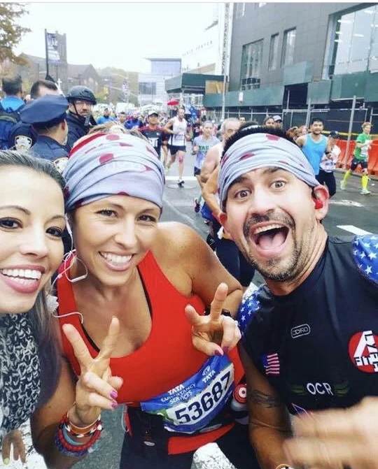 Around mile 8-9.. feeling GOOD!