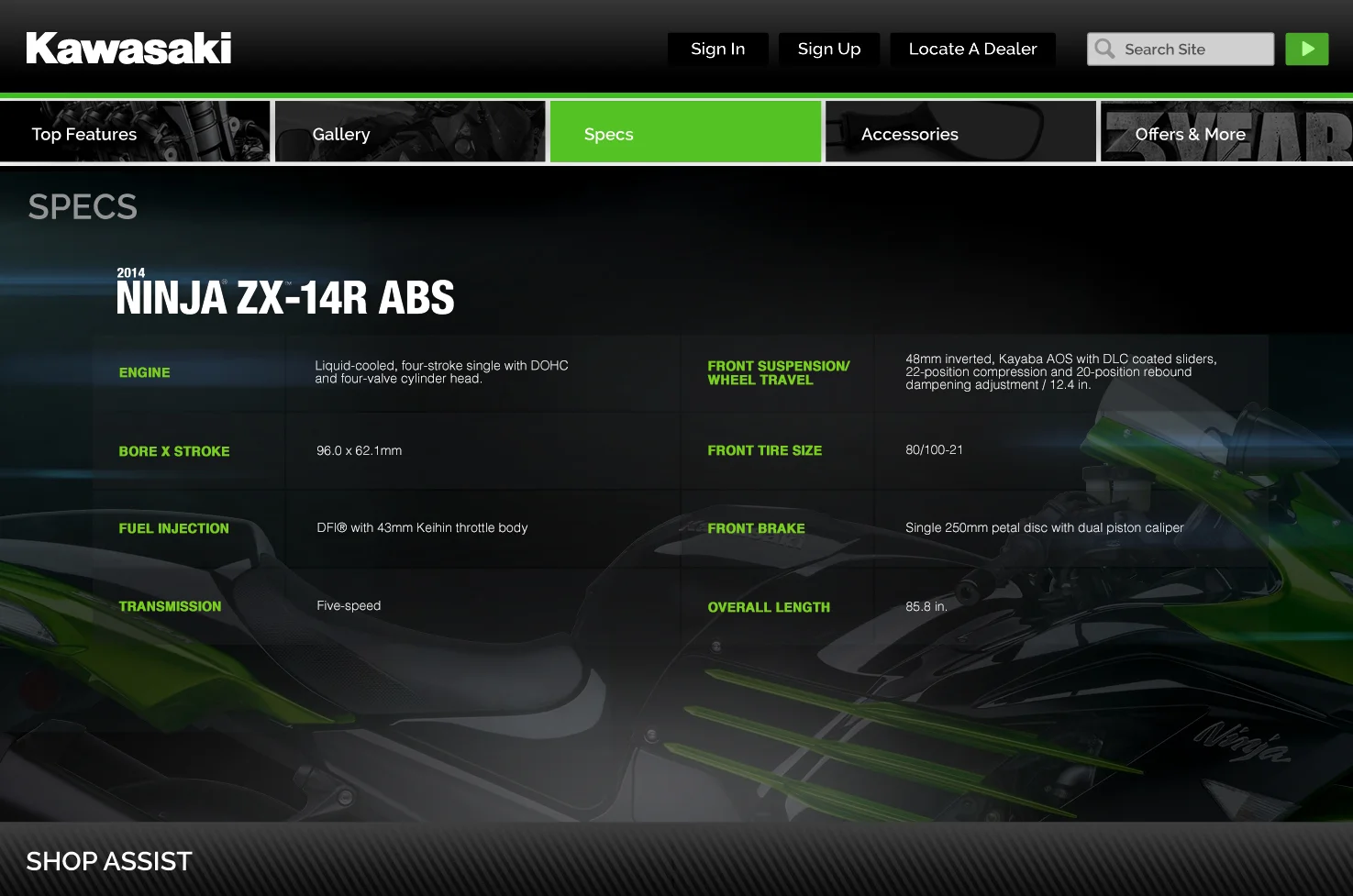 Kawasaki Website Rebrand