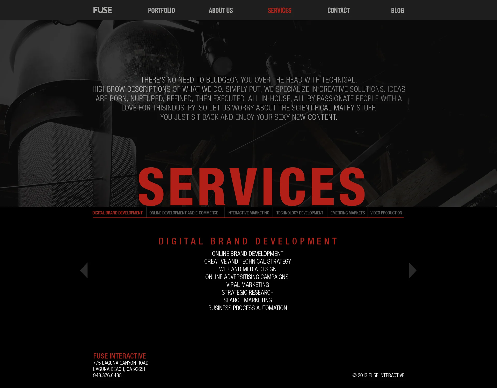 Fuse Interactive Website Rebrand