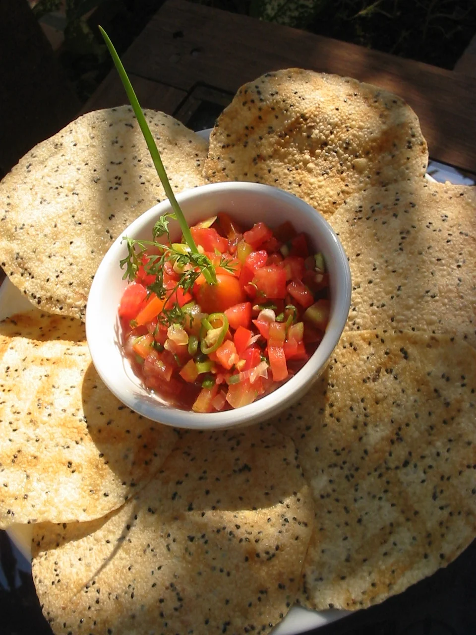 Salsa and chips
