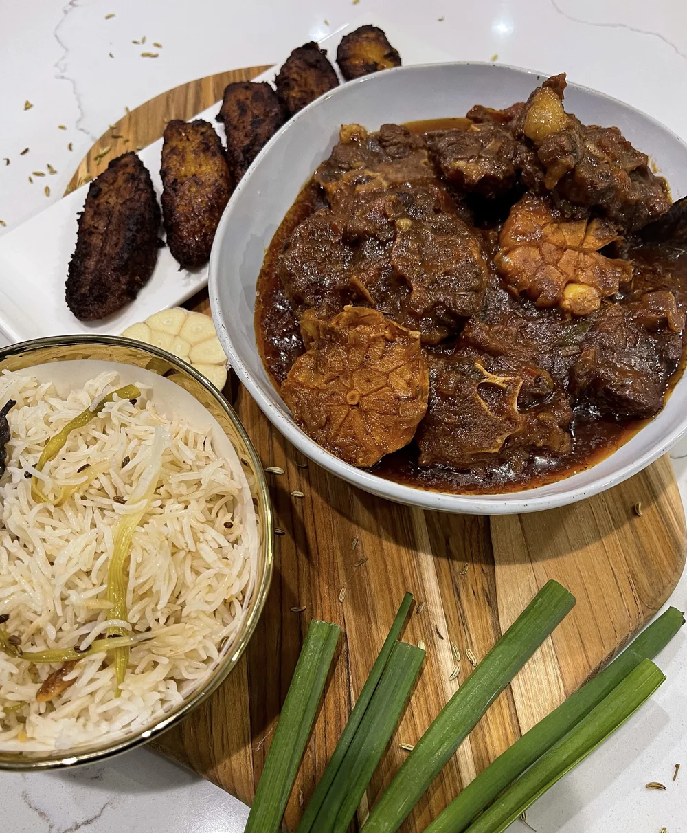 Essie Spice Coconut Curry Oxtail Stew