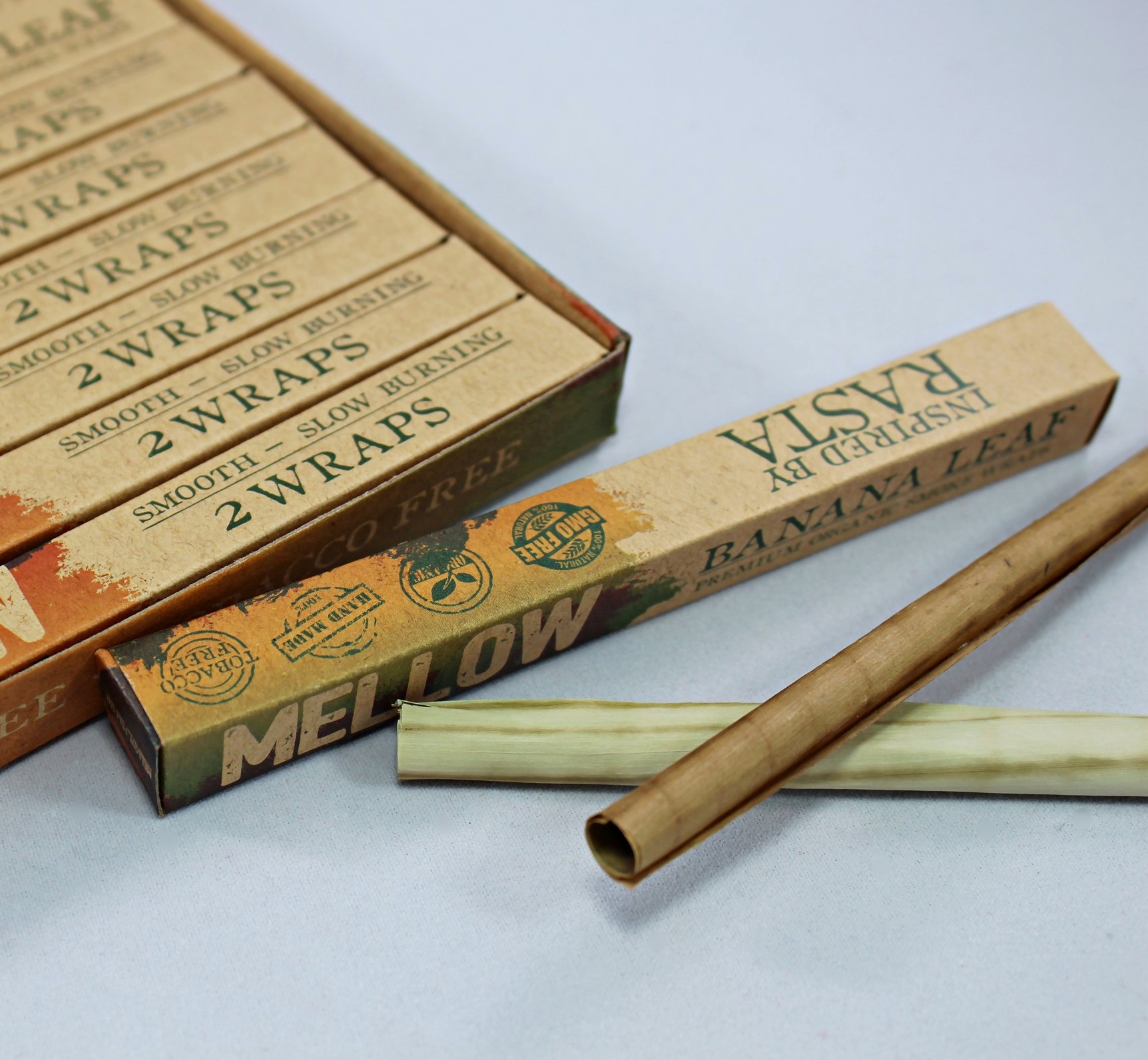 Soft Banana Leaves dried Wrapper Natural Cigar Rolling Papers 25 Pieces