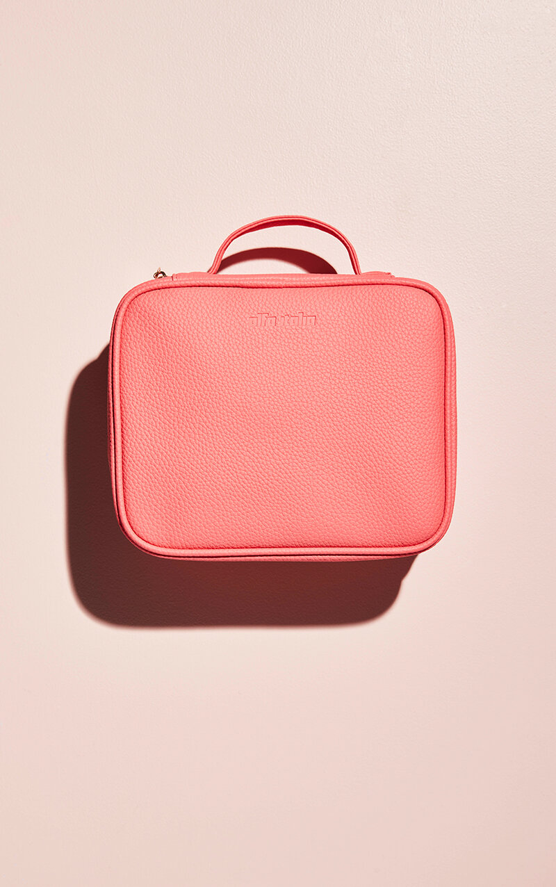 Viaggio Bag Top View Coral.jpg